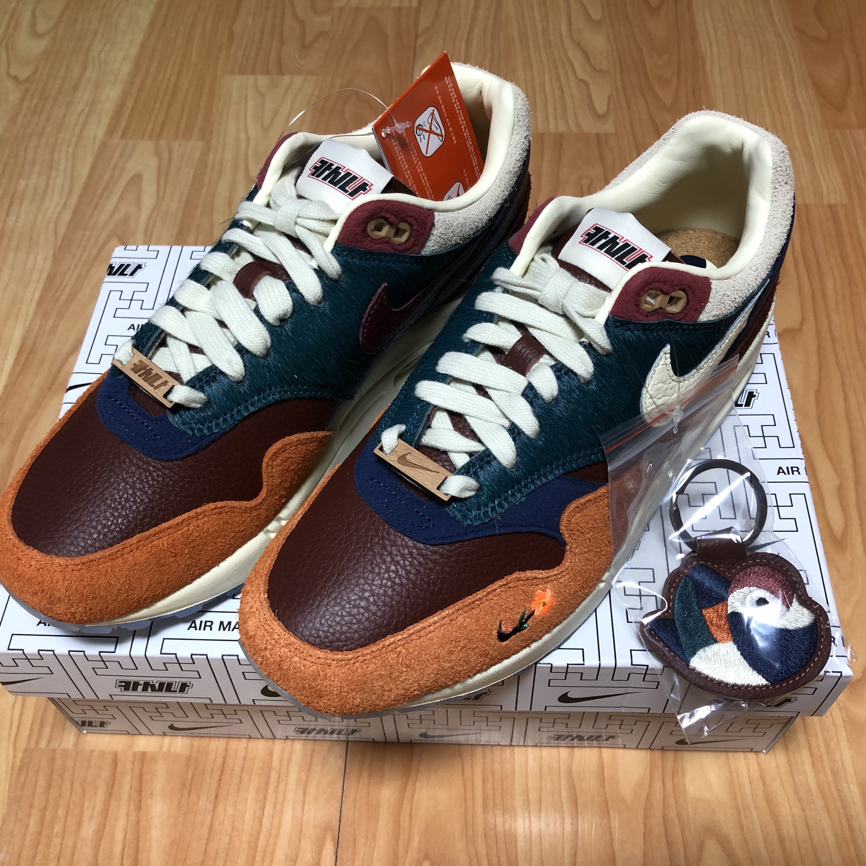 Nike x Kasina Air Max 1 SP Won-Ang Orange 착용 스타일