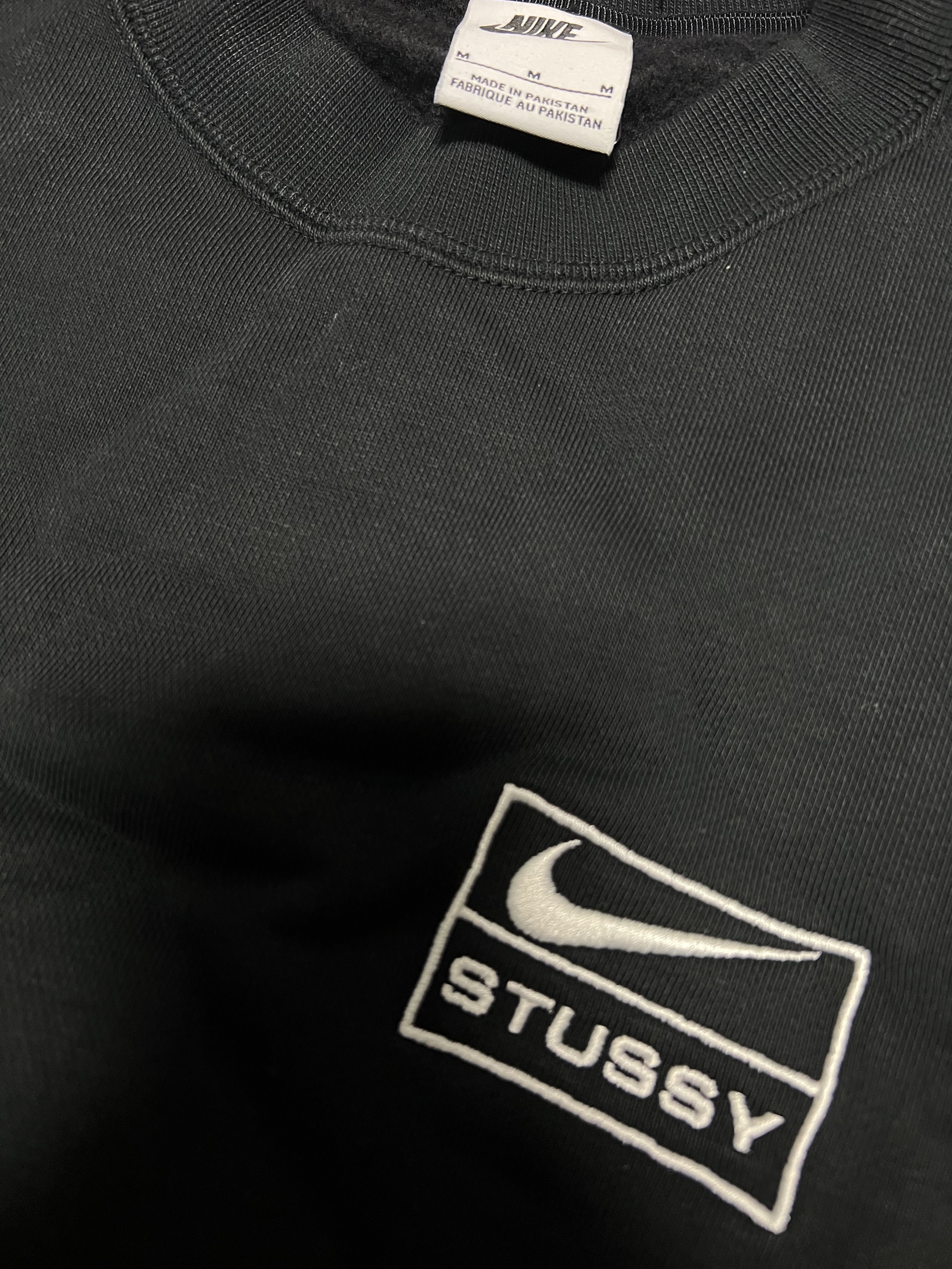 Nike x Stussy NRG Washed Fleece Crewneck Black (DO5310-010) 착용 스타일