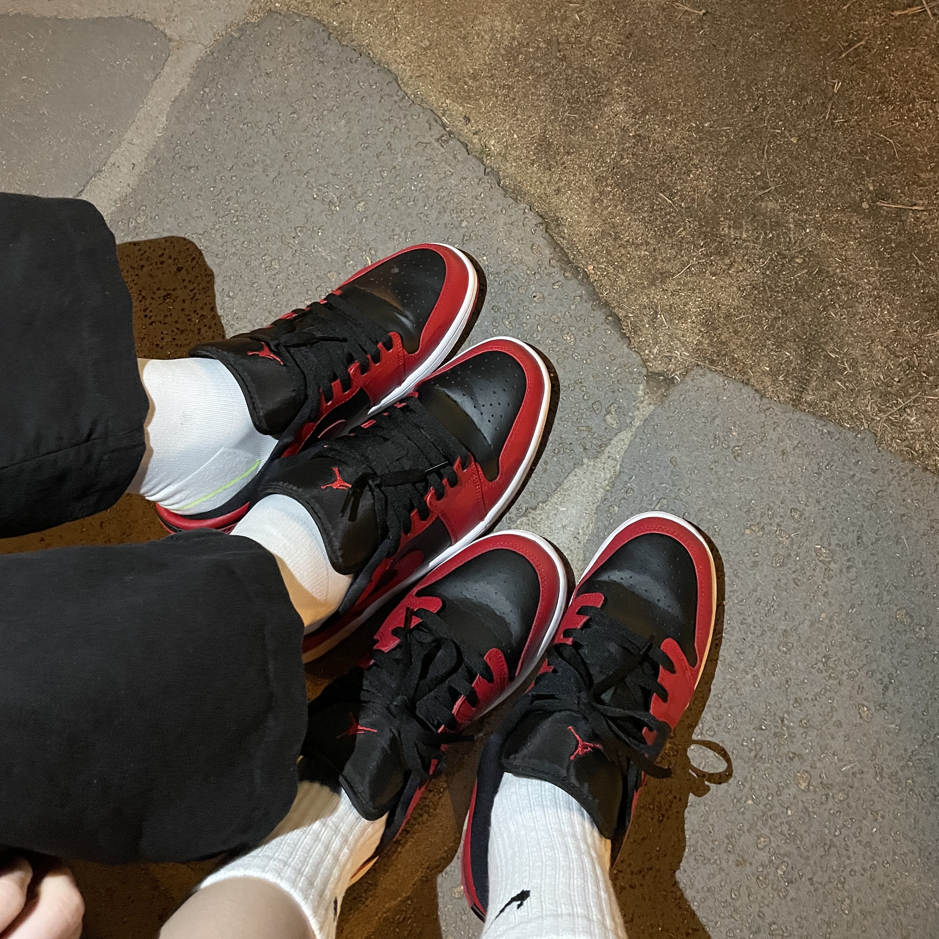 (GS) Jordan 1 Low Varsity Red, Jordan 1 Low Varsity Red 착용 스타일