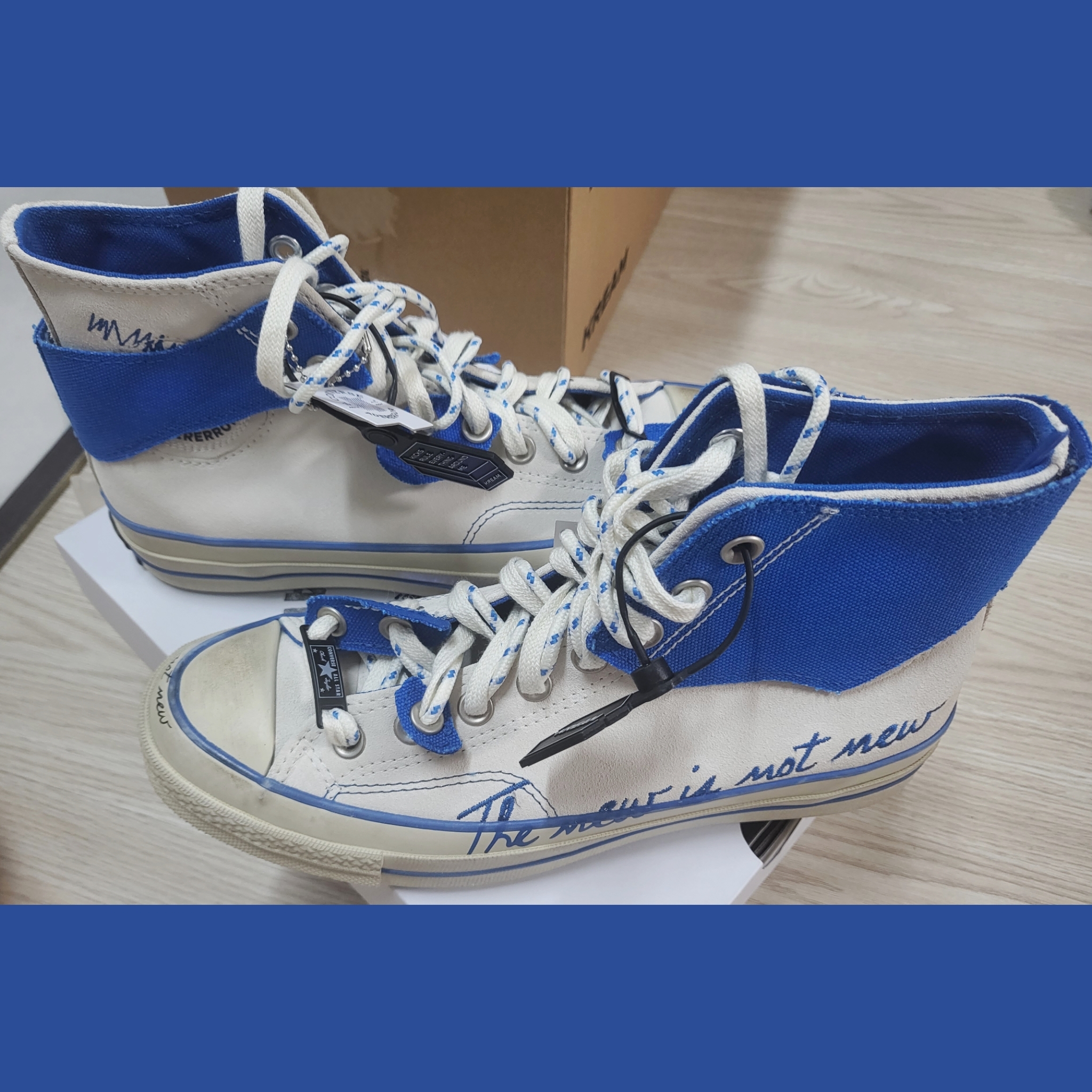 Converse x Ader Error Chuck 70 High White 착용 스타일 - 1