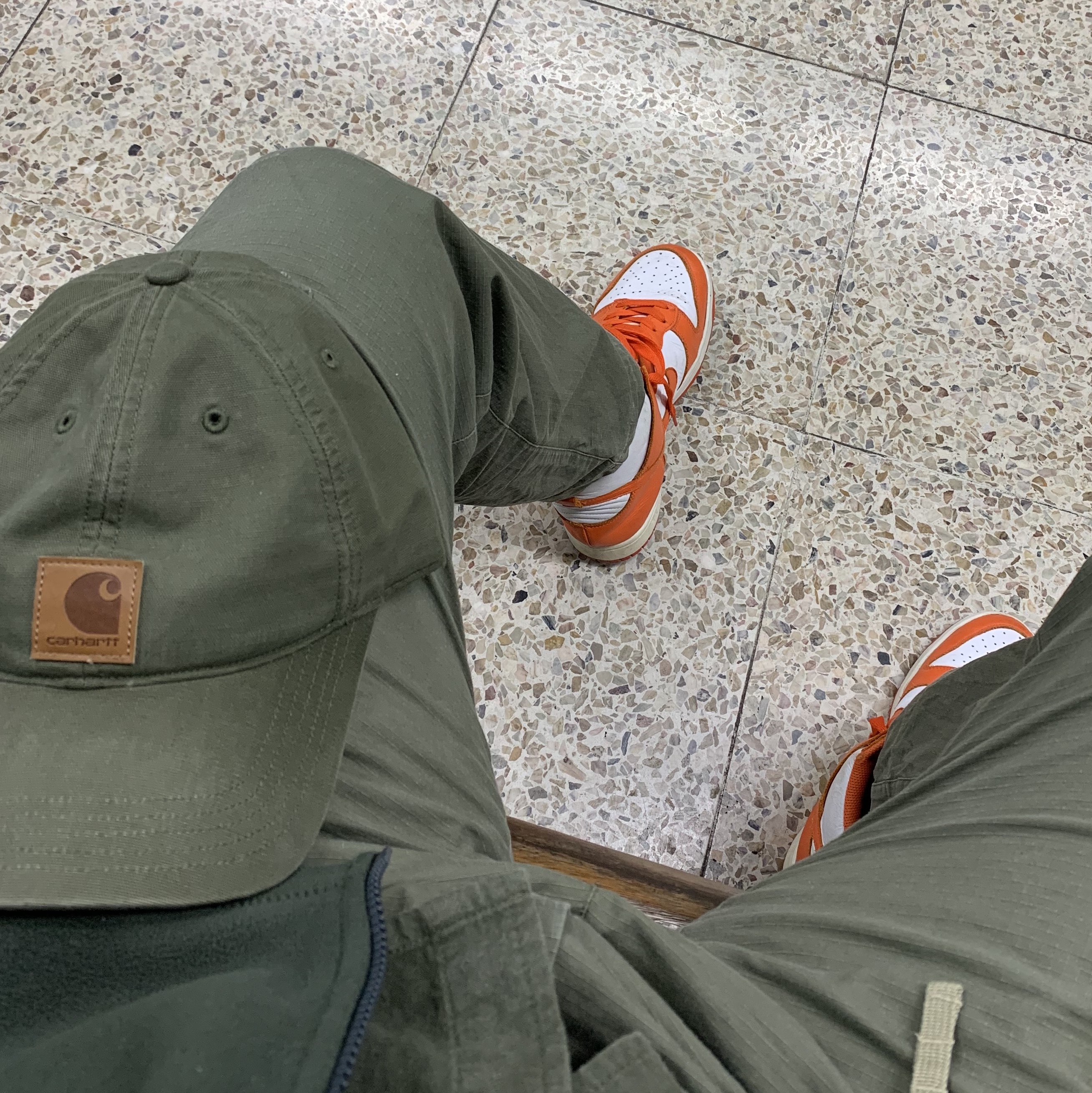 Nike Dunk High Syracuse 착용 스타일