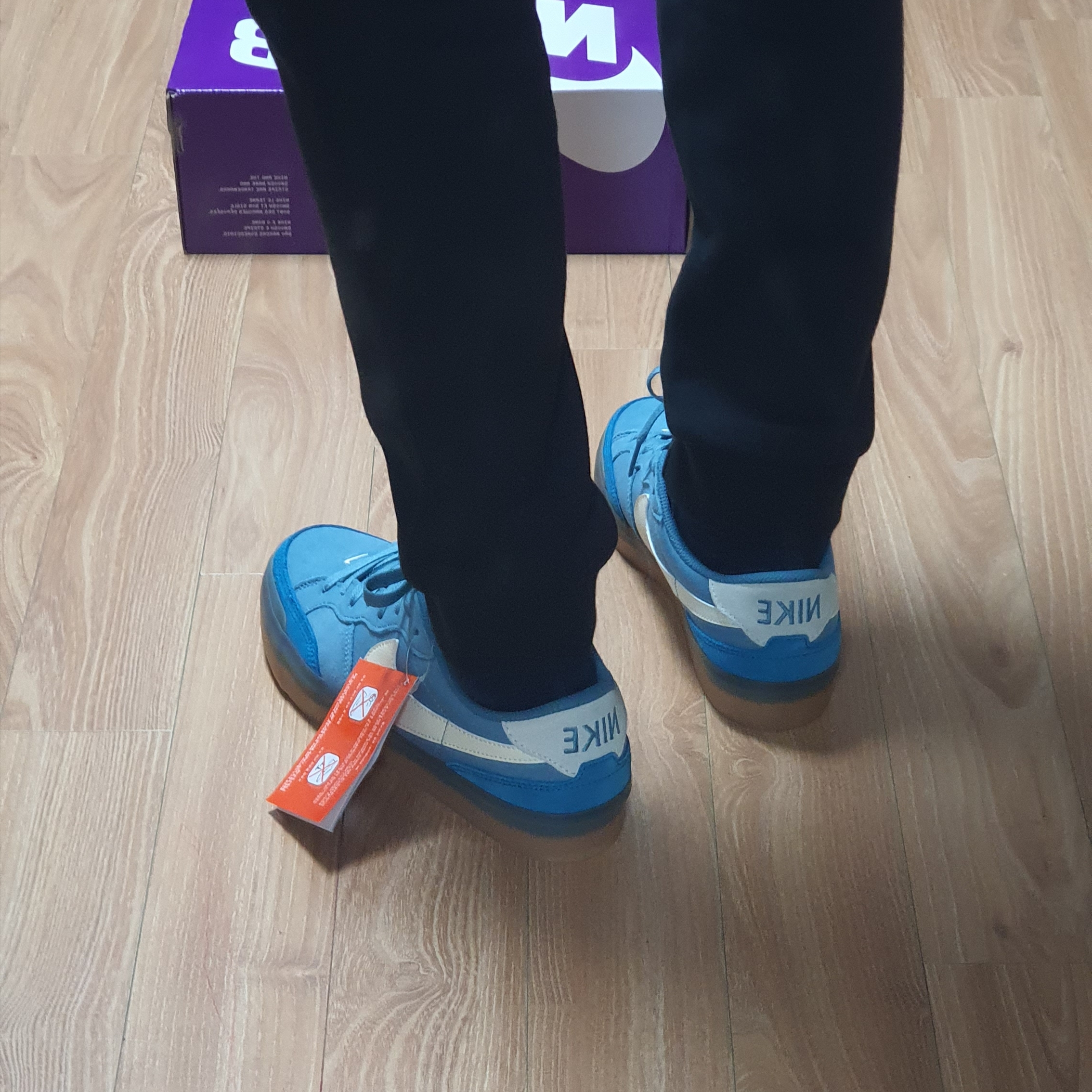 Nike SB Zoom Pogo Plus Noise Aqua 착용 스타일 - 3