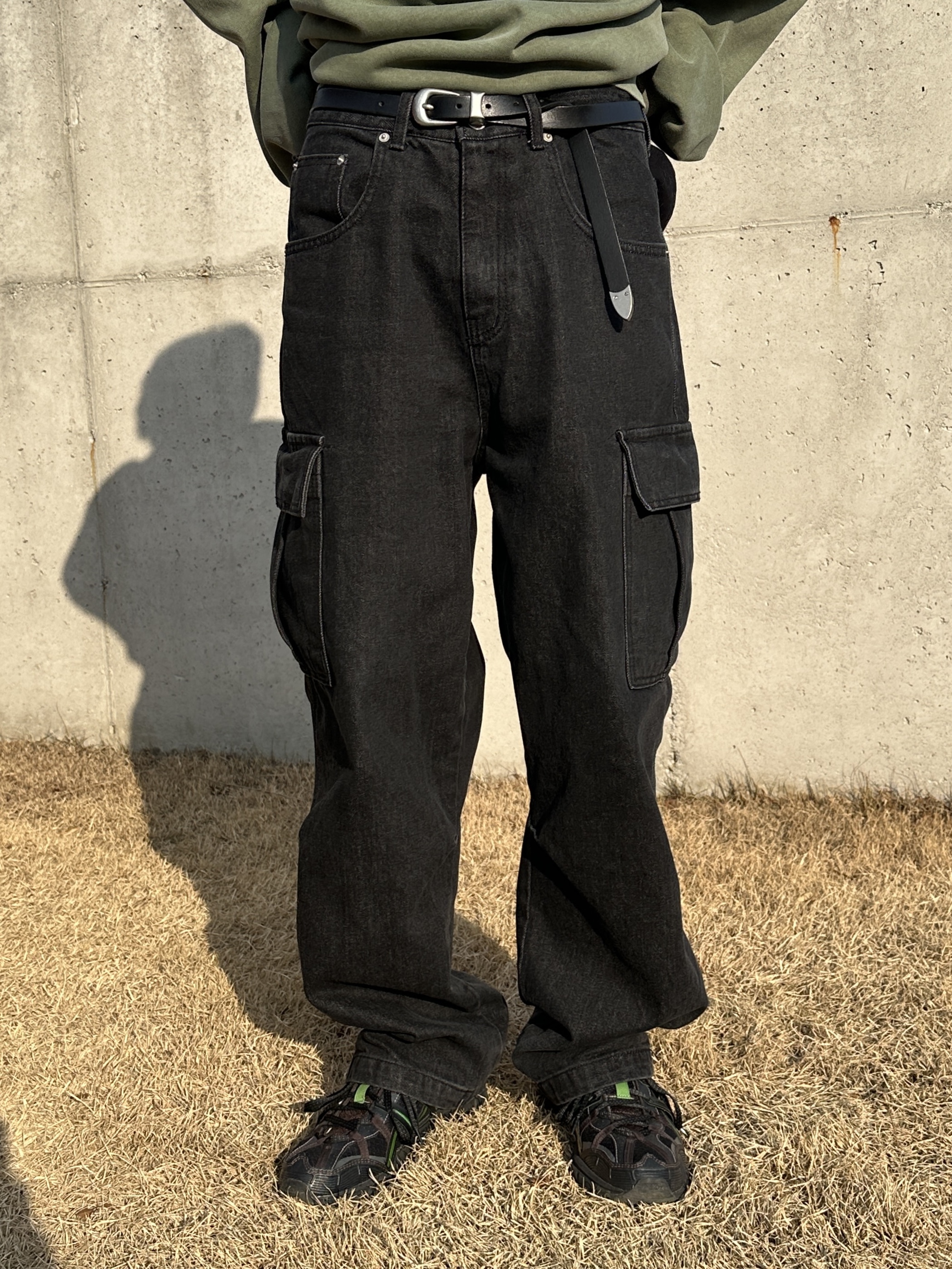 Asics x Andersson Bell Gel-Sonoma 15-50 Black Green 착용 스타일 - 2
