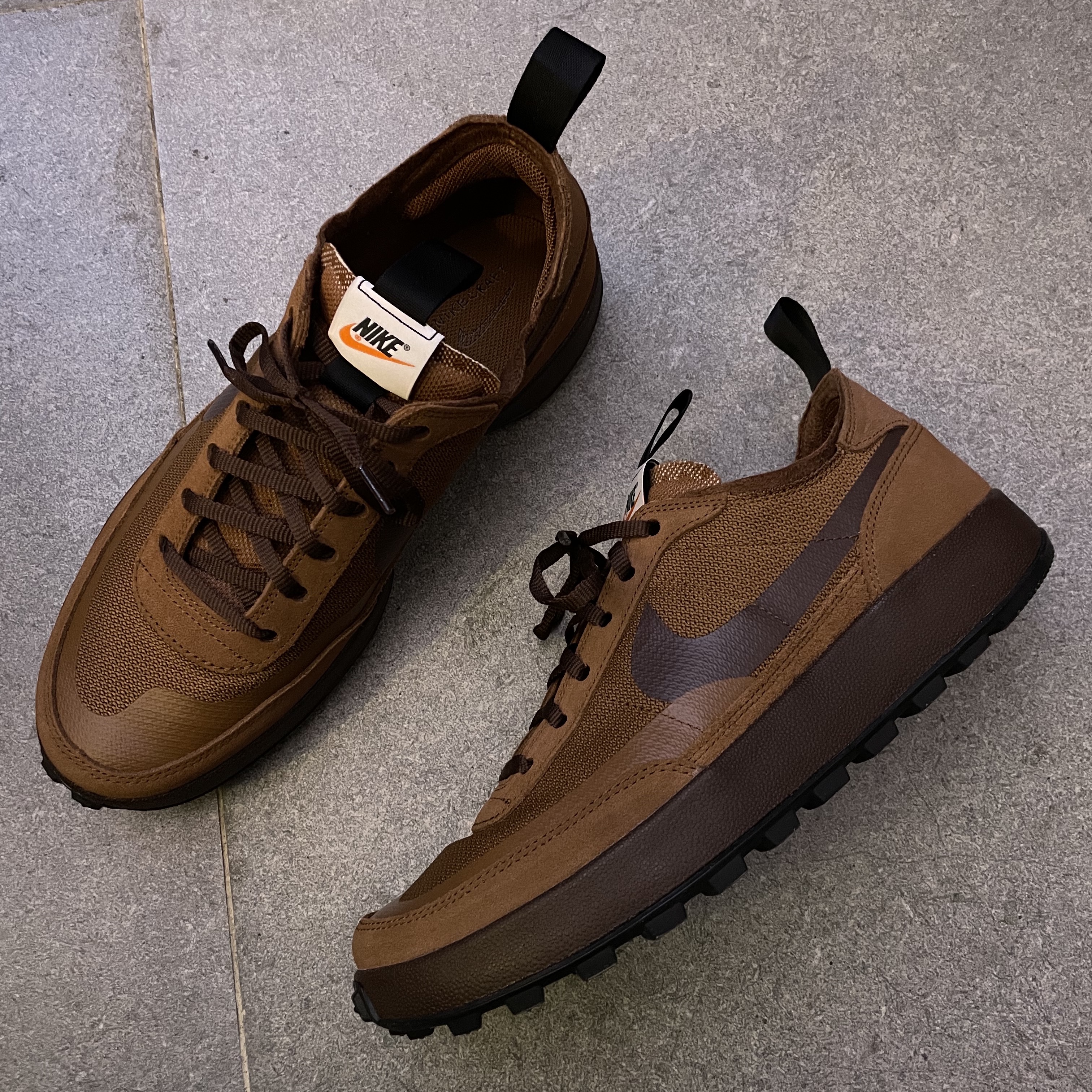 Nike x Tom Sachs General Purpose Shoe Brown 착용 스타일 - 1