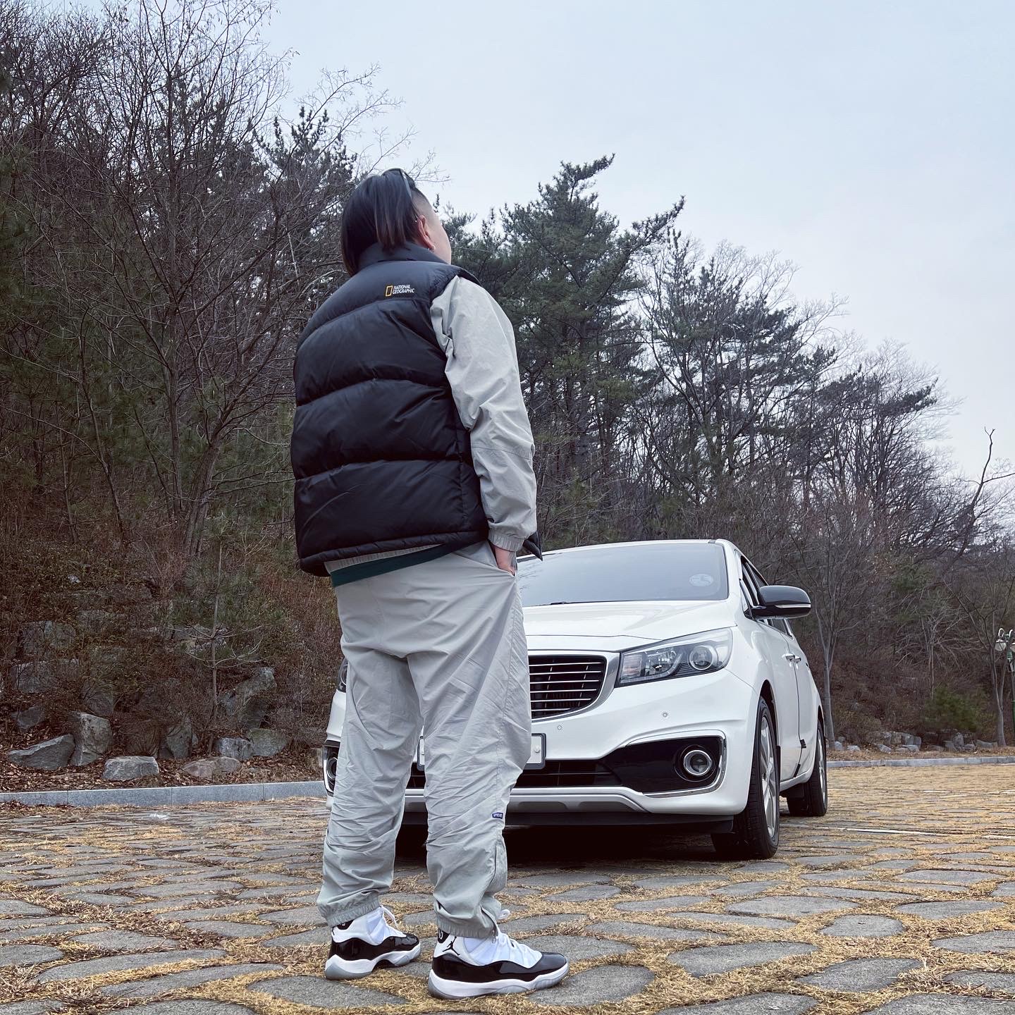Jordan 11 Retro Concord 2018 착용 스타일 - 3