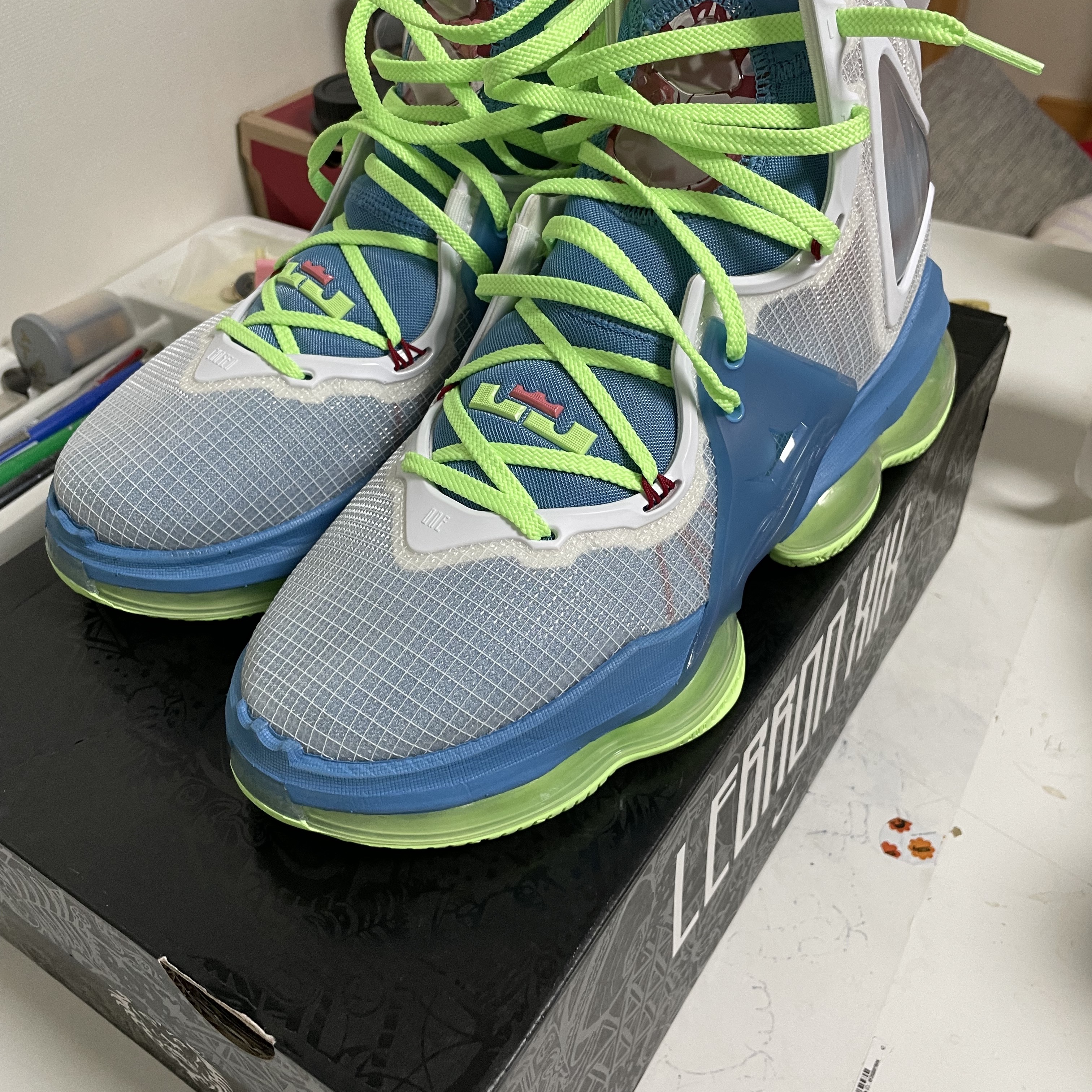 Nike LeBron XIX Tropical 착용 스타일 - 1