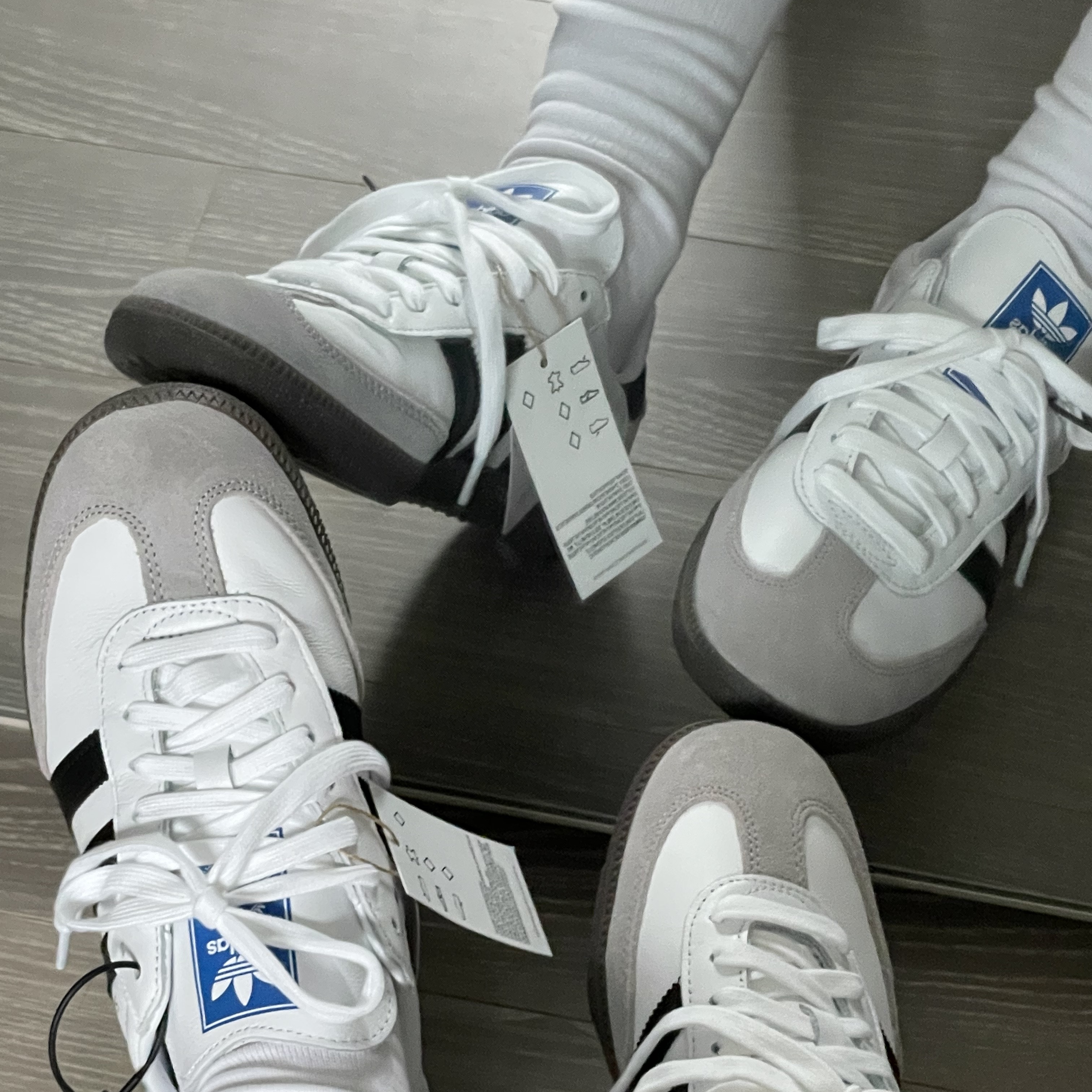 Adidas Samba OG Cloud White 착용 스타일