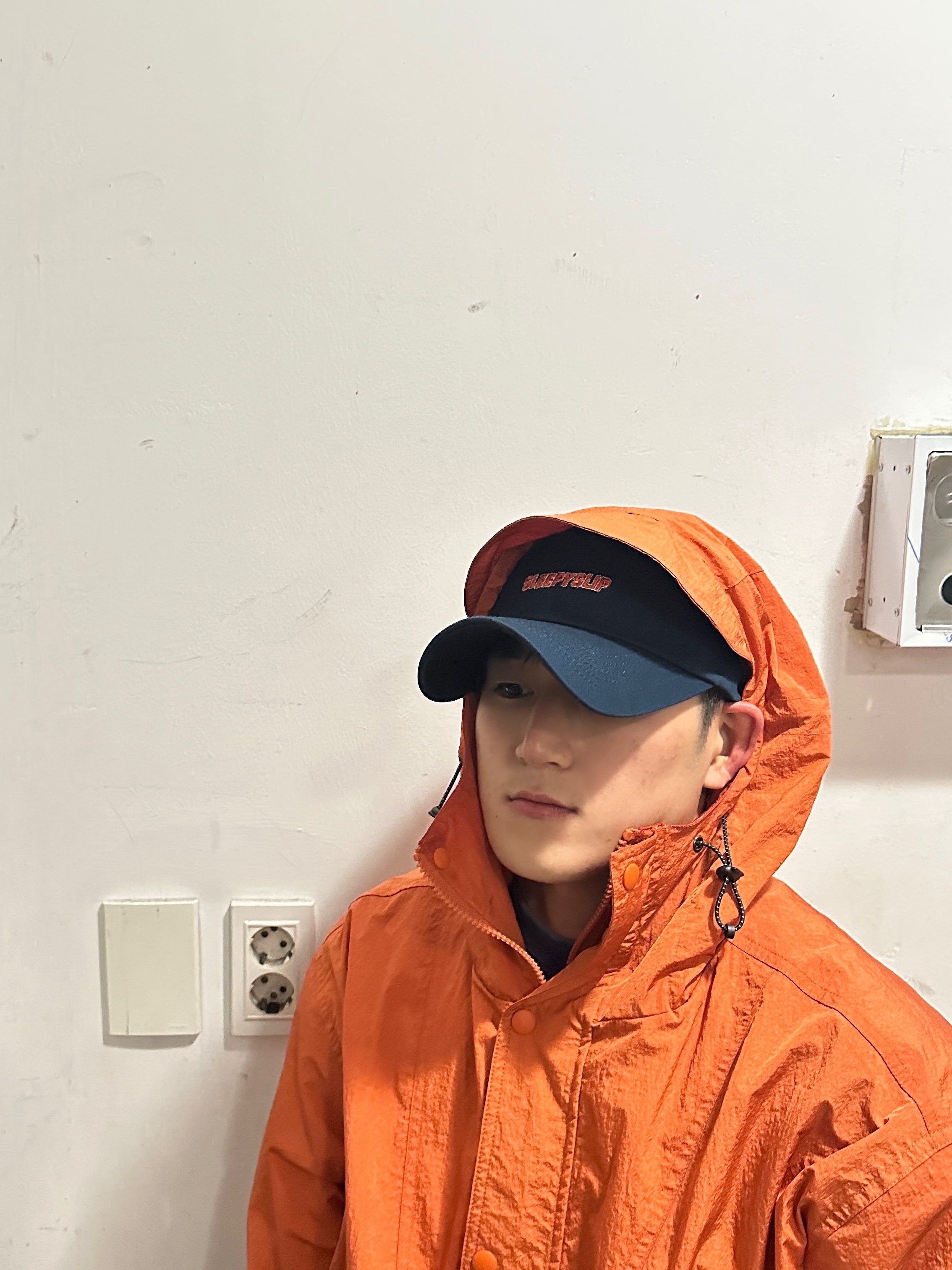 Nike x Sacai Blazer Low Magma Orange 착용 스타일 - 1