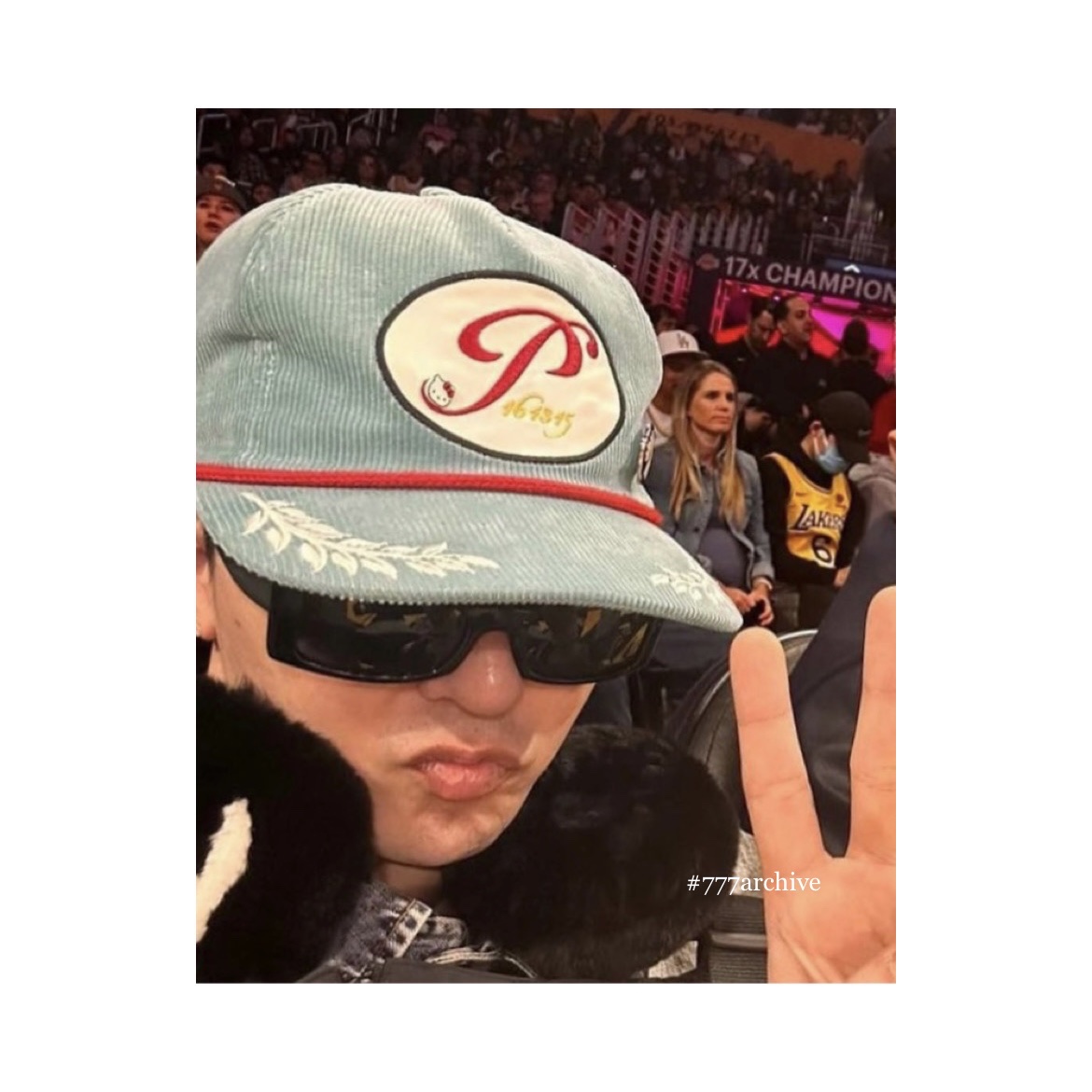 Peaceminusone 5 Panel Ball Cap #2 Mint 착용 스타일 - 4