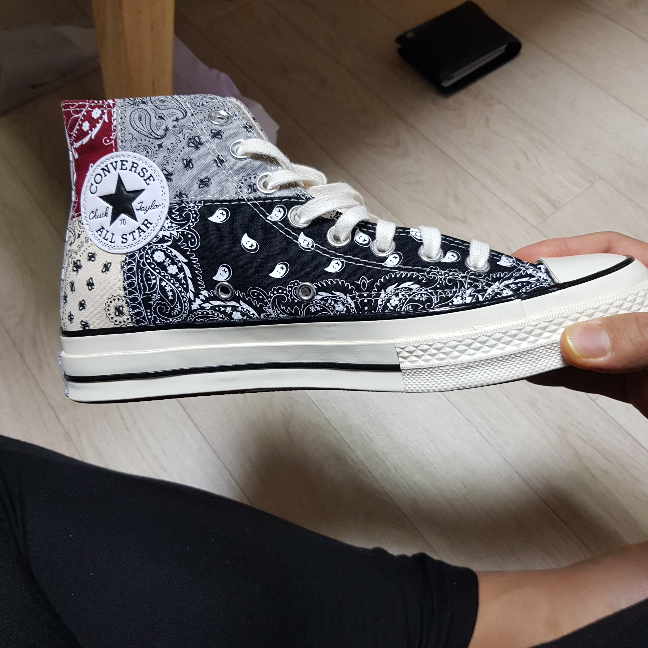 Converse Chuck 70 Quad Panel Black 착용 스타일
