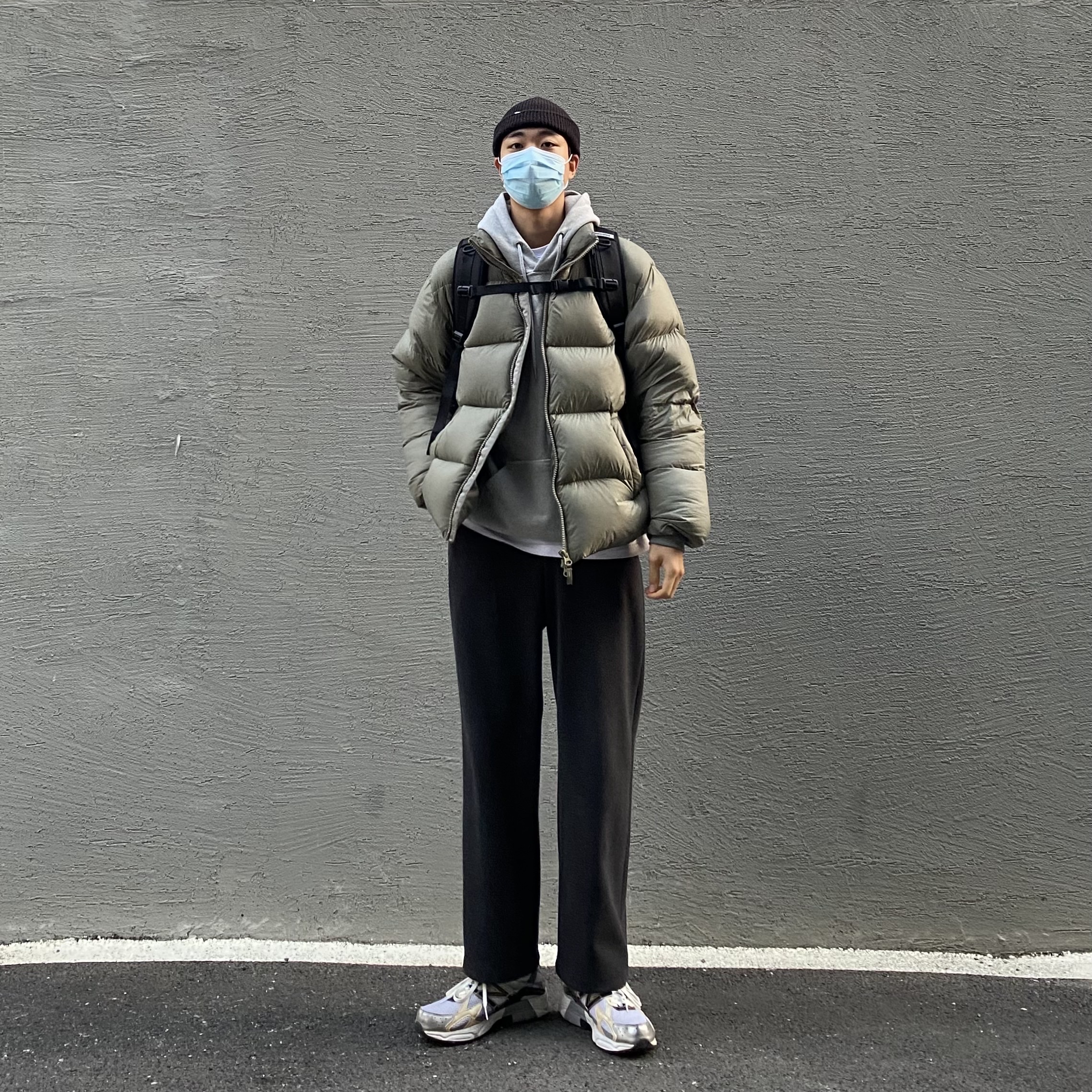 New Balance 530 Steel Grey 착용 스타일