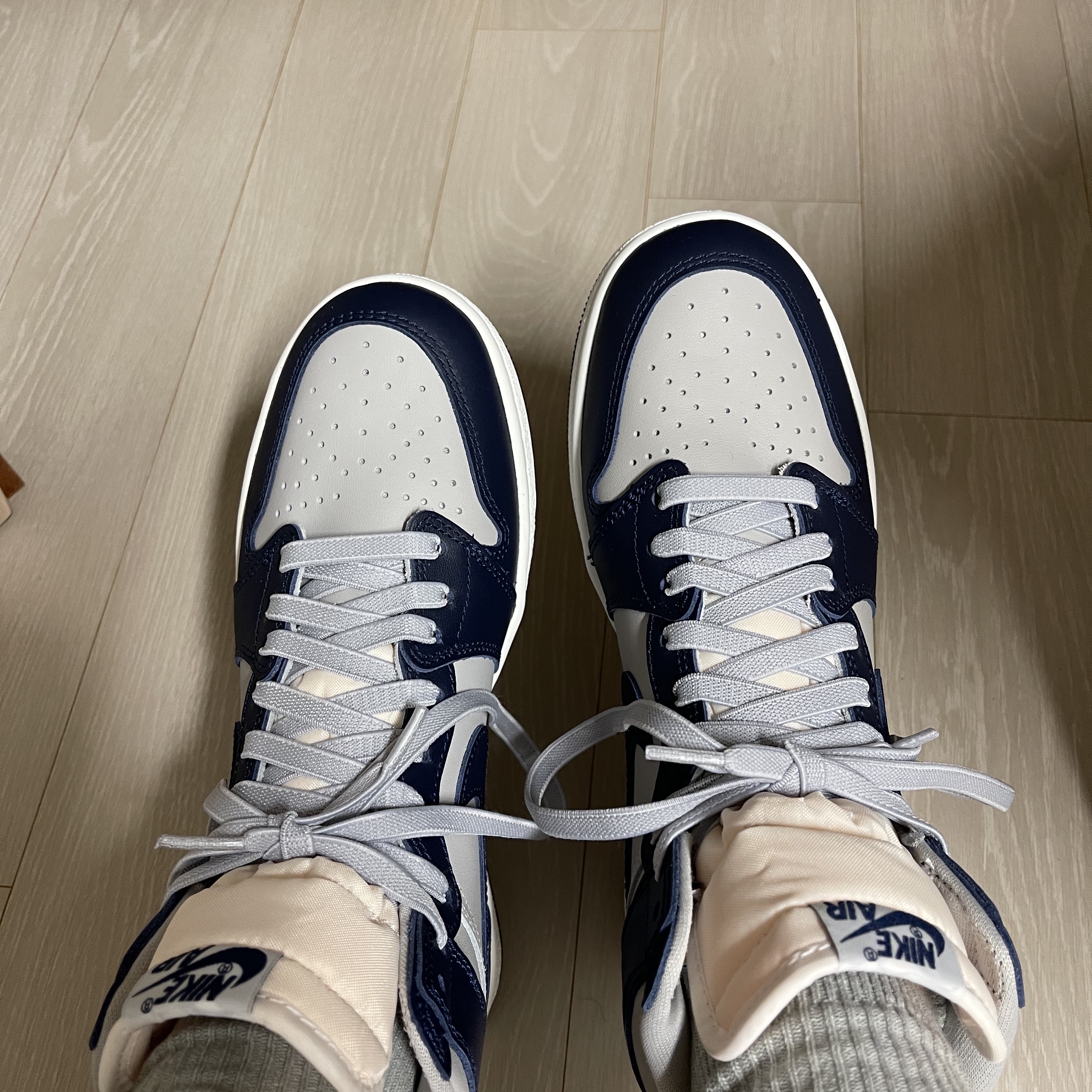 Jordan 1 High 85 College Navy 착용 스타일 - 3