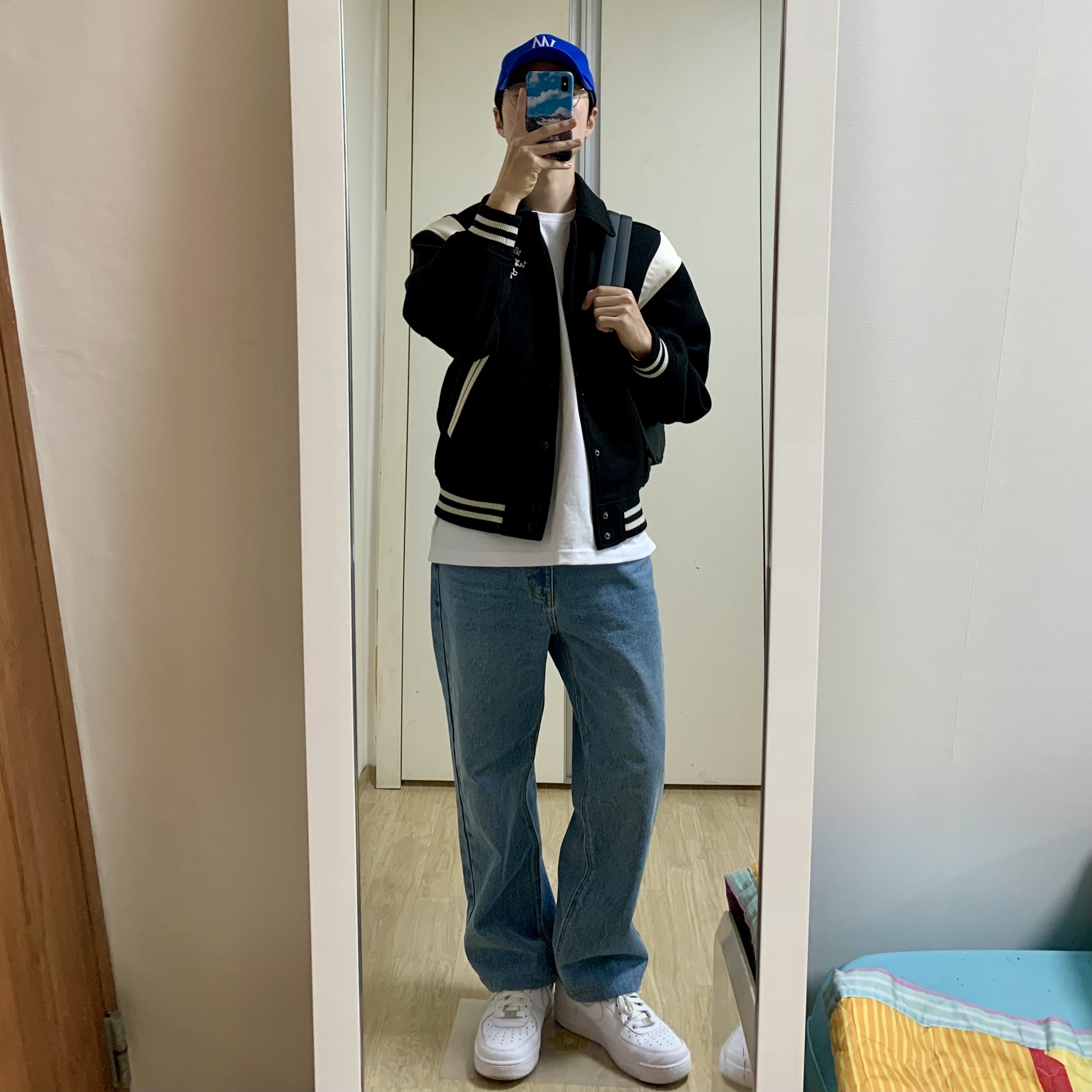 Nike Air Force 1 '07 Low White 착용 스타일 - 1