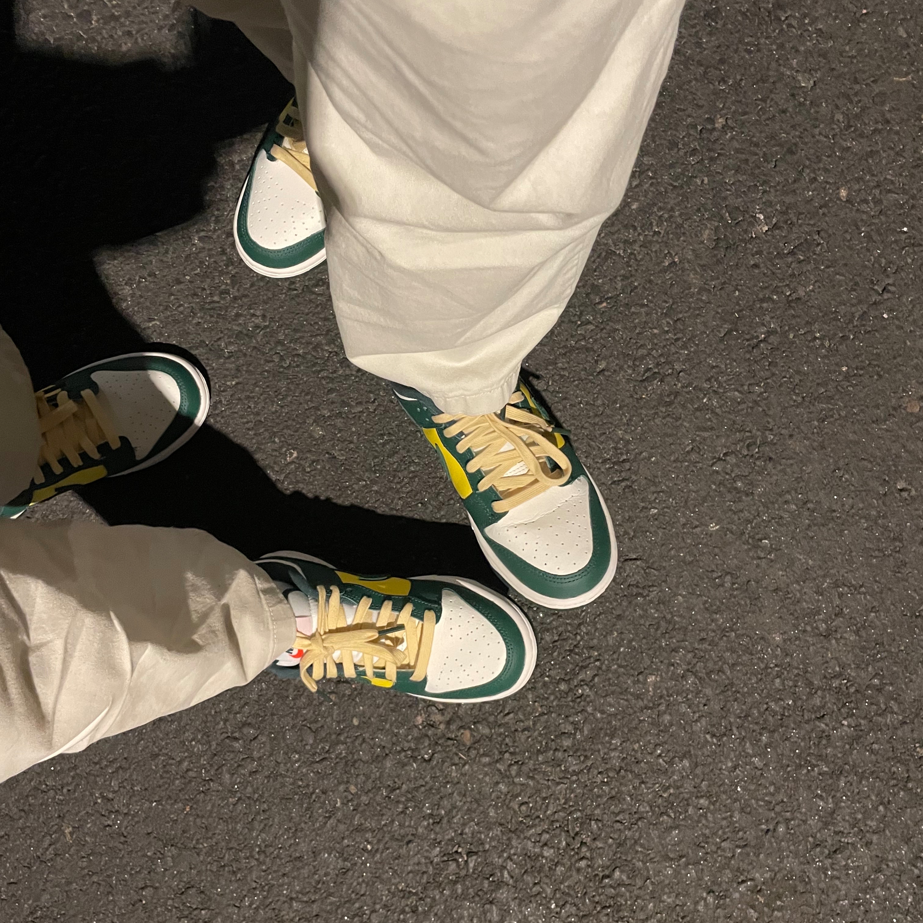 (W) Nike Dunk Low SE Opti Noble Green 착용 스타일