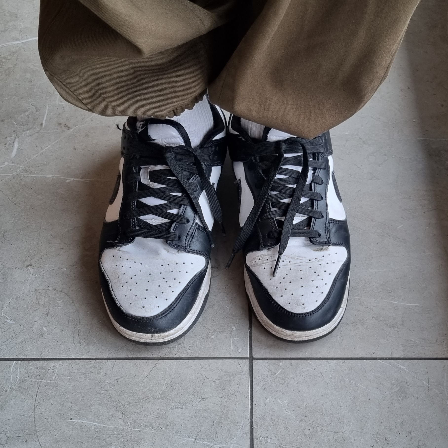 Nike Dunk Low Retro Black 착용 스타일
