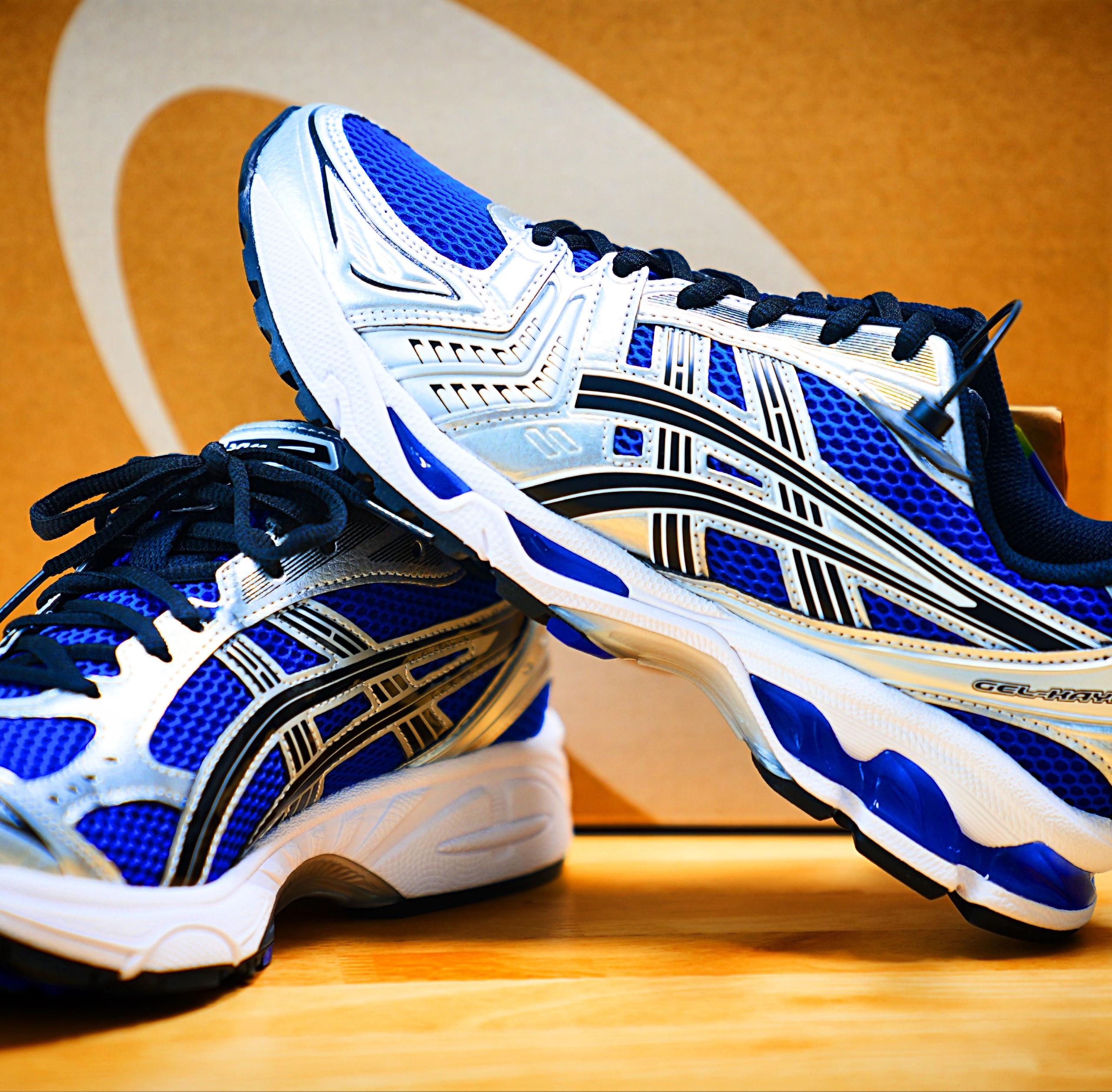 Asics Gel-Kayano 14 Monaco Blue Black 착용 스타일 - 3