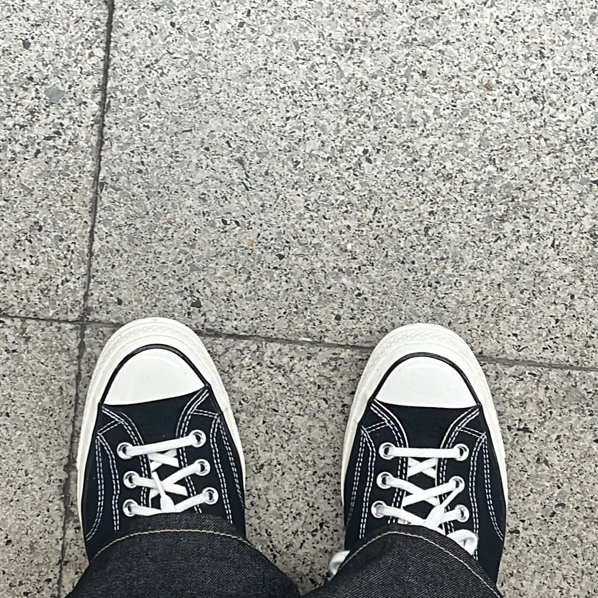 Converse Chuck 70 Ox Black - Standard 착용 스타일 - 2