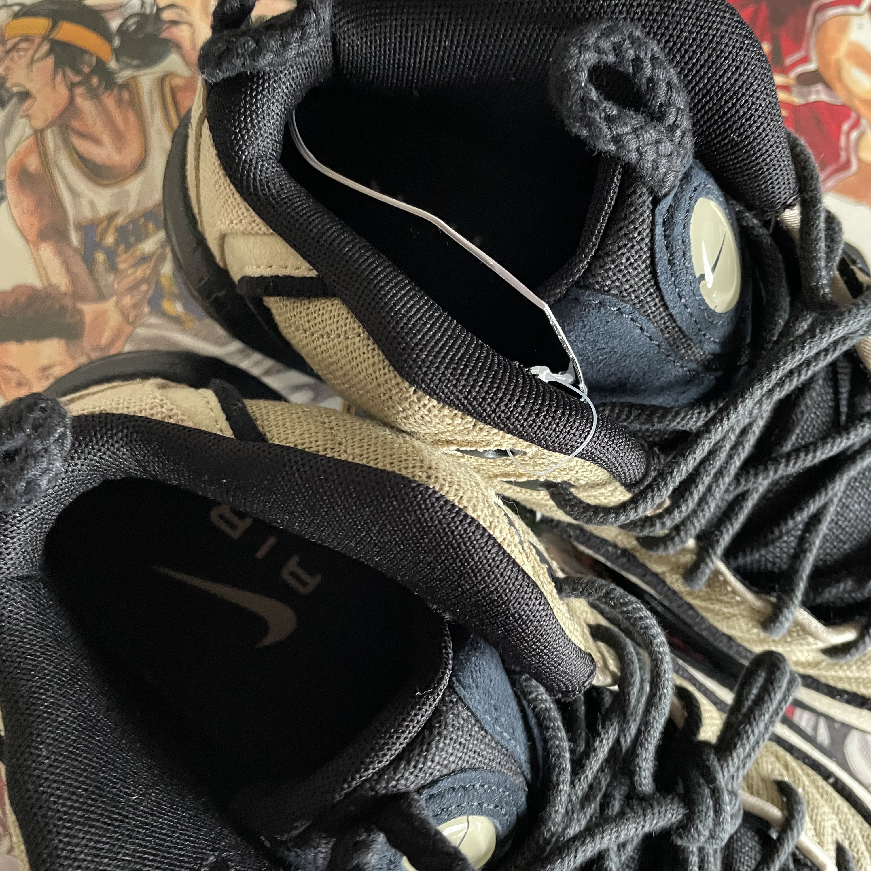 Nike x Stussy Air Penny II Rattan and Limestone 착용 스타일 - 3