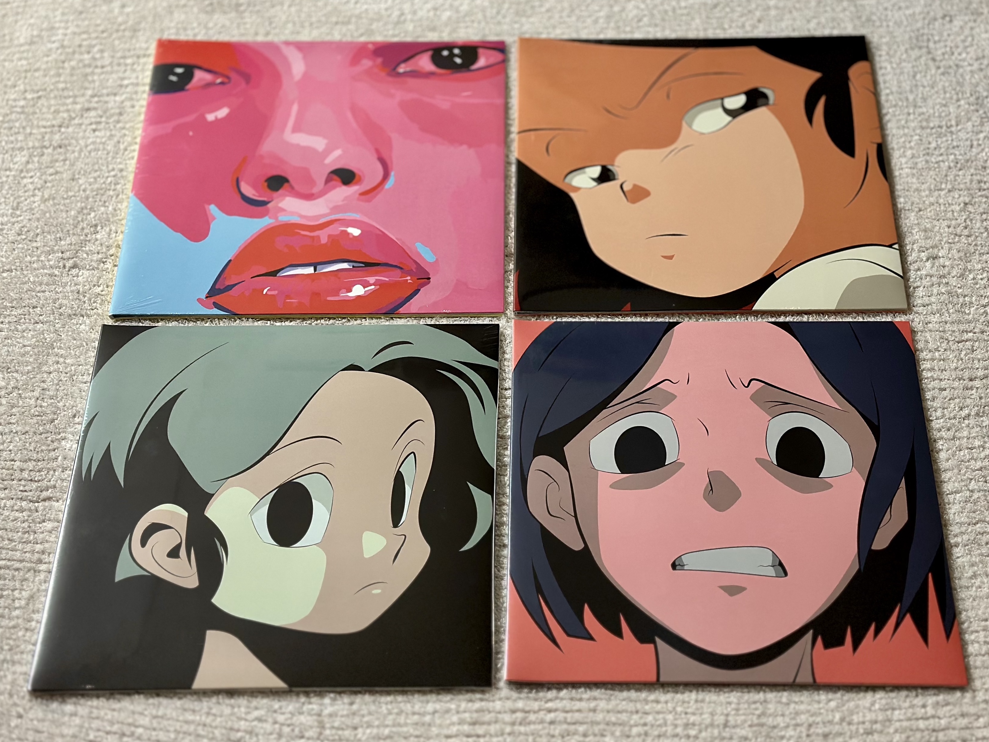 Adoy Love LP Green, Adoy Catnip LP Blue 착용 스타일
