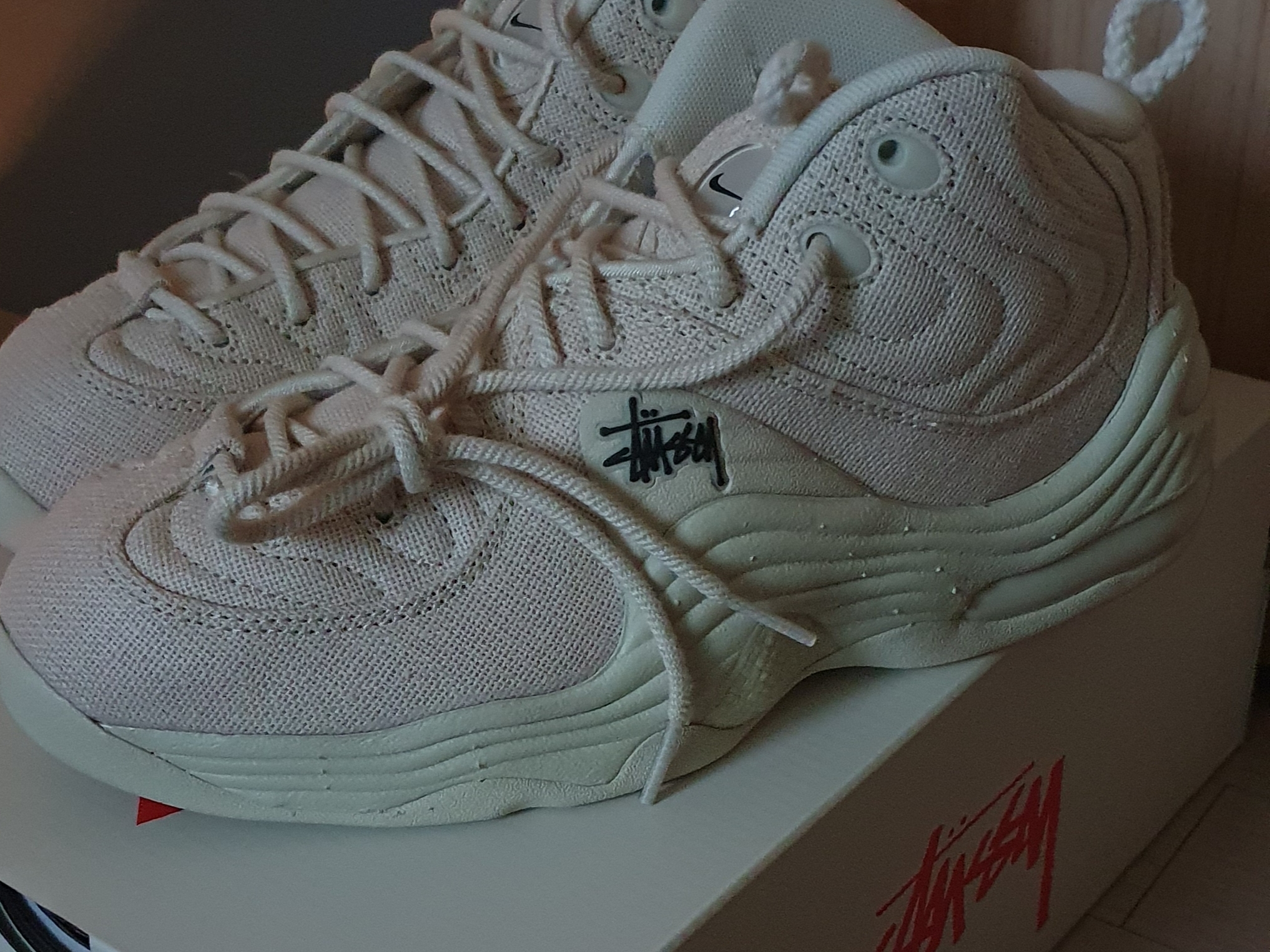 Nike x Stussy Air Penny II Fossil 착용 스타일 - 2
