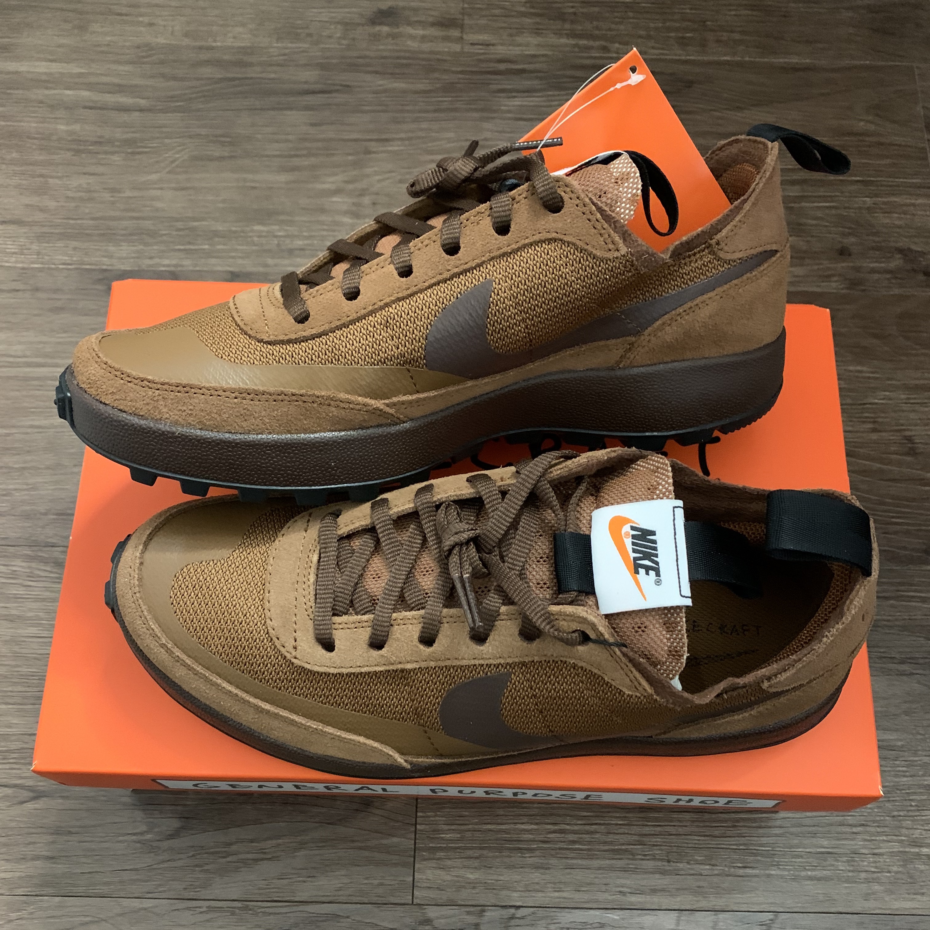 Nike x Tom Sachs General Purpose Shoe Brown 착용 스타일