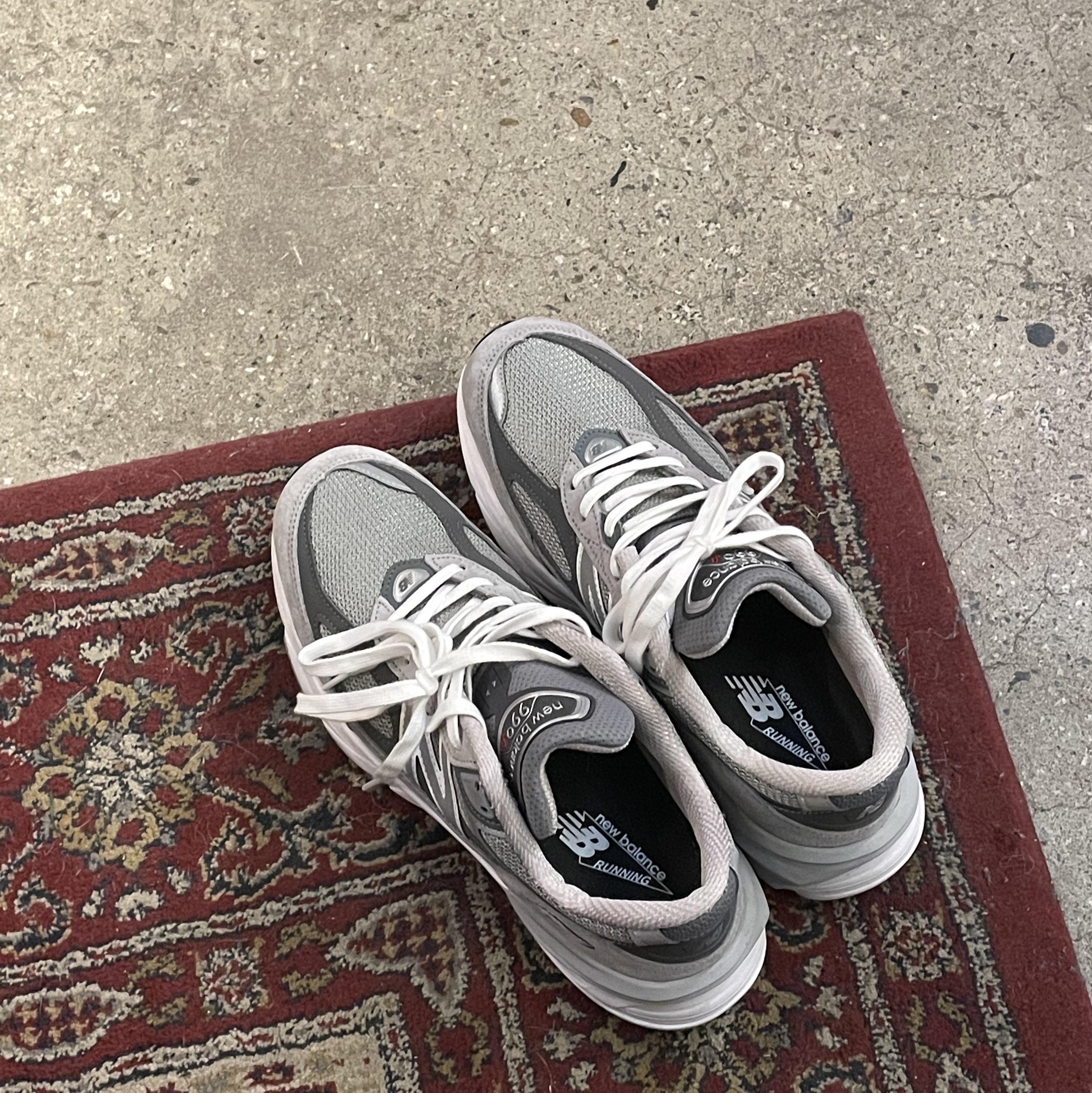New Balance 990v6 Made in USA Grey - D Standard 착용 스타일