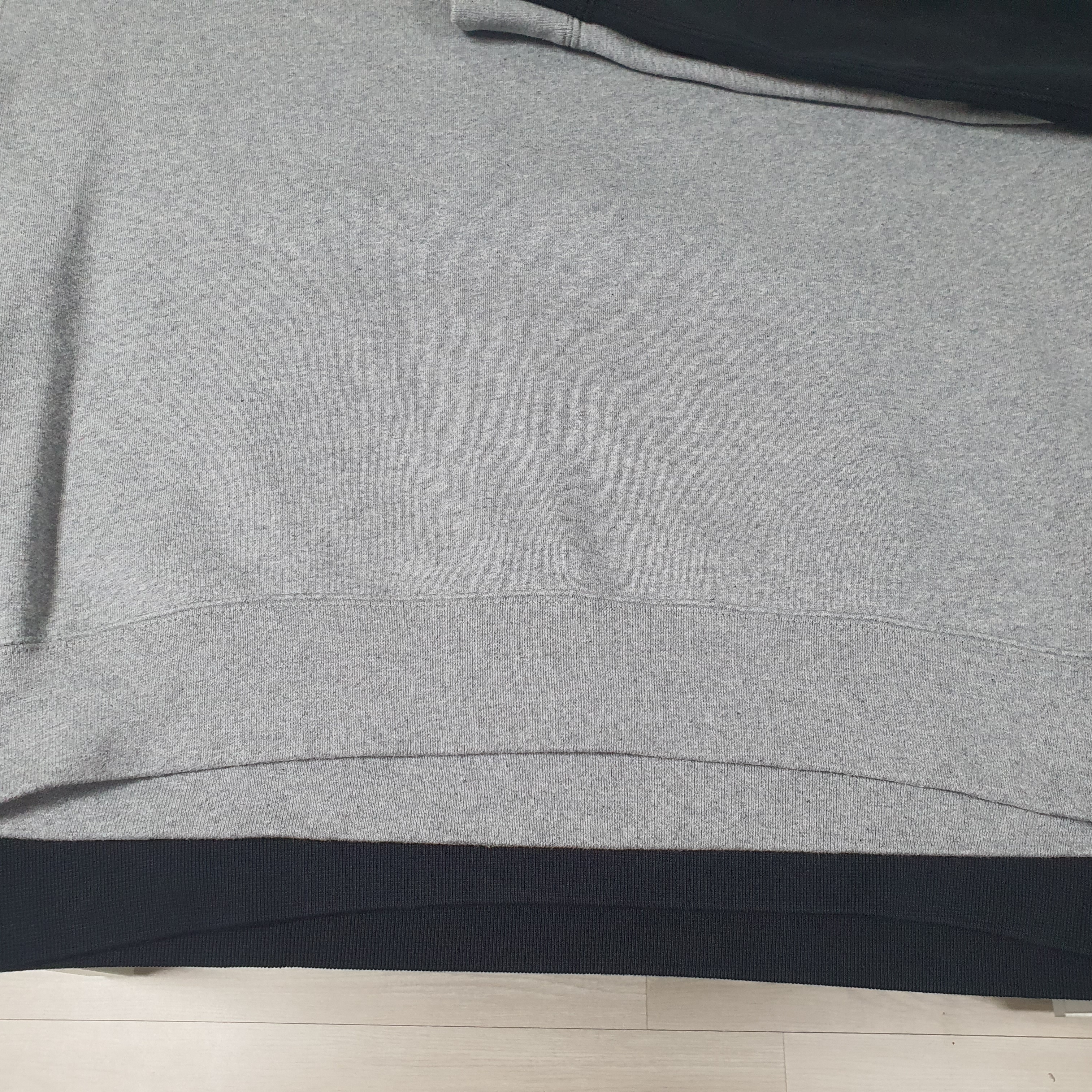 Nike x Stussy NRG Washed Fleece Crewneck Black (DO5310-010), Nike NRG Solo Swoosh Crew Fleece Dark Grey Heather - Asia 착용 스타일 - 2