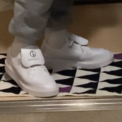 Nike x Peaceminusone Kwondo1 White 착용 스타일 - 1