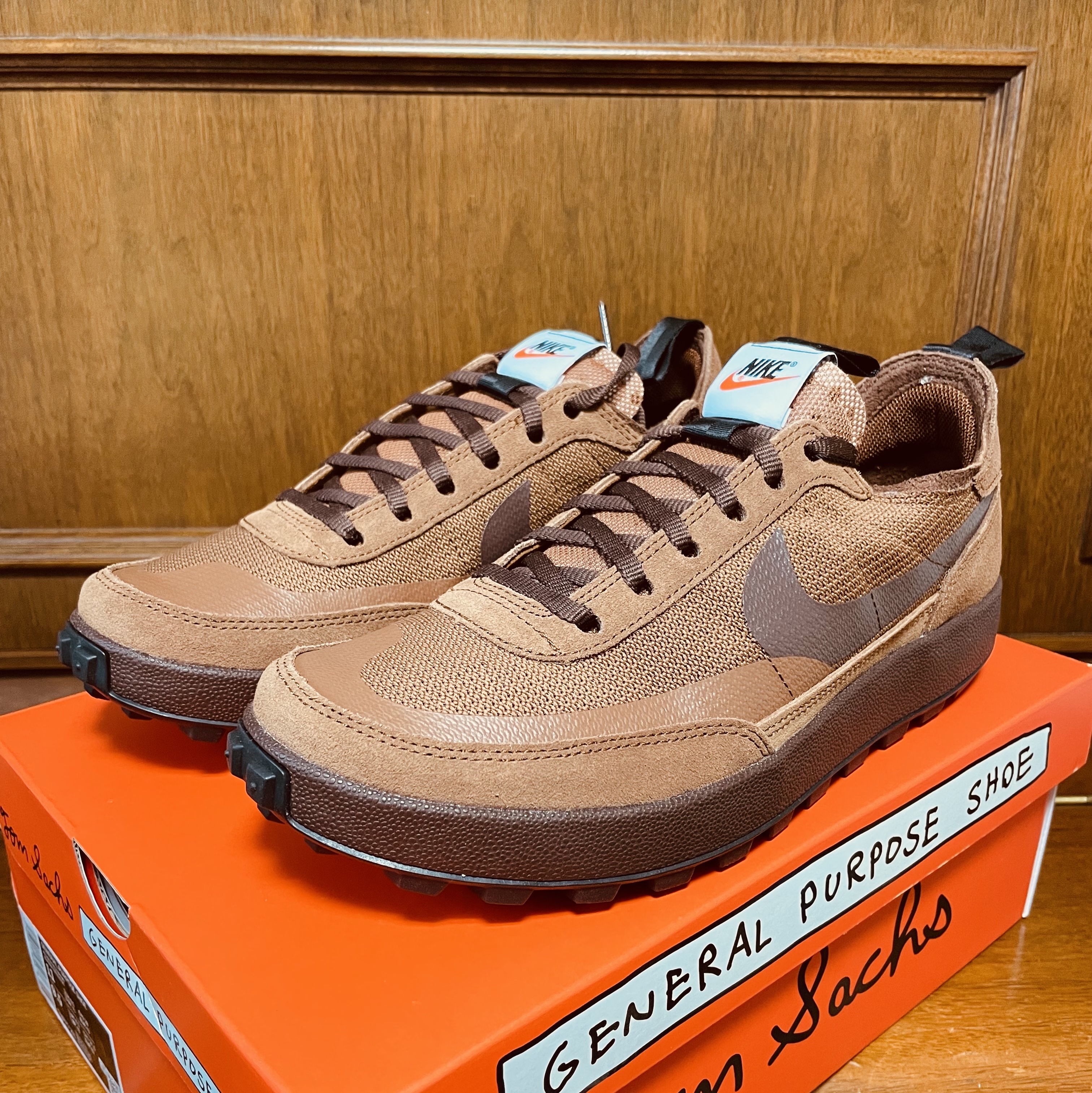 Nike x Tom Sachs General Purpose Shoe Brown 착용 스타일 - 2