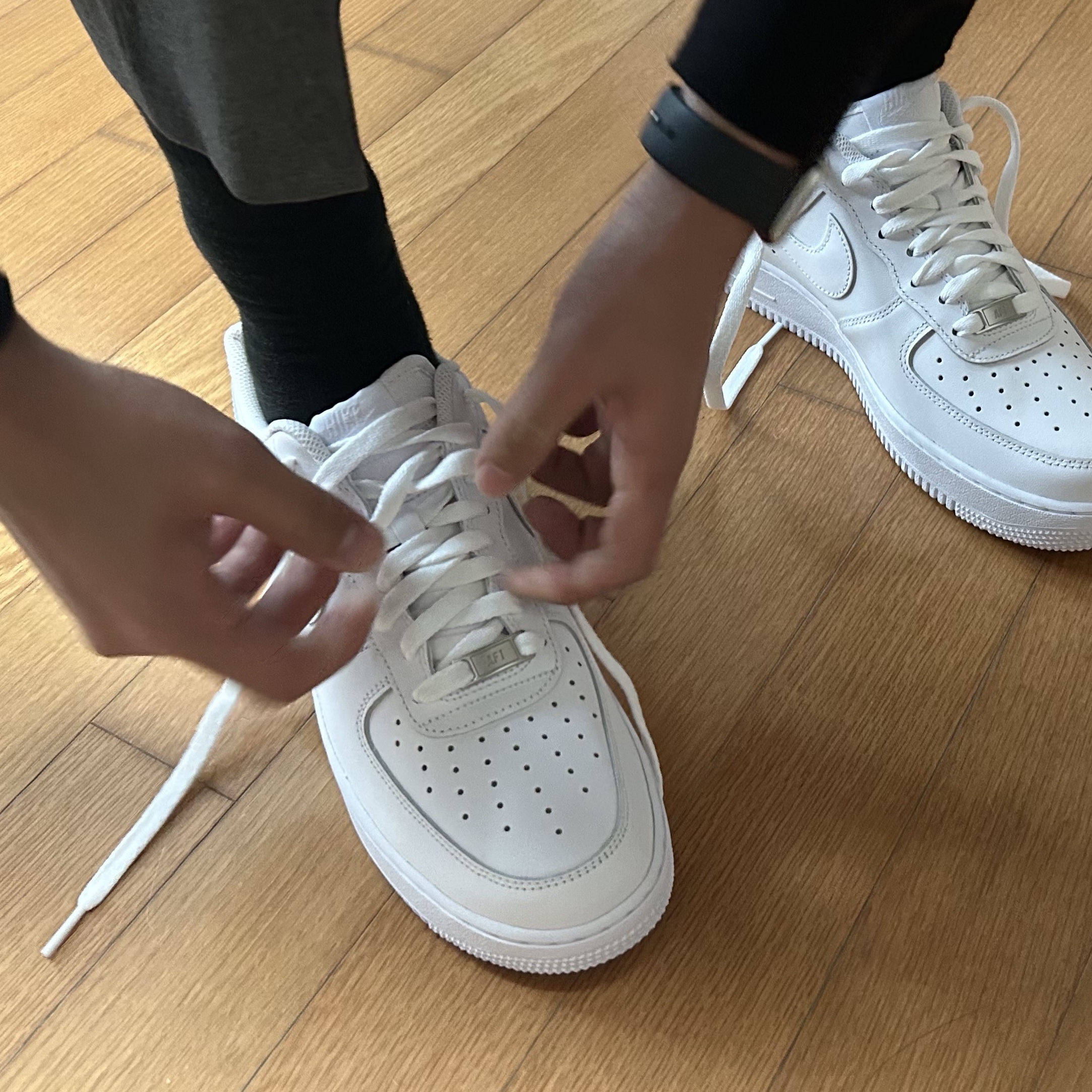 Nike Air Force 1 '07 Low White 착용 스타일