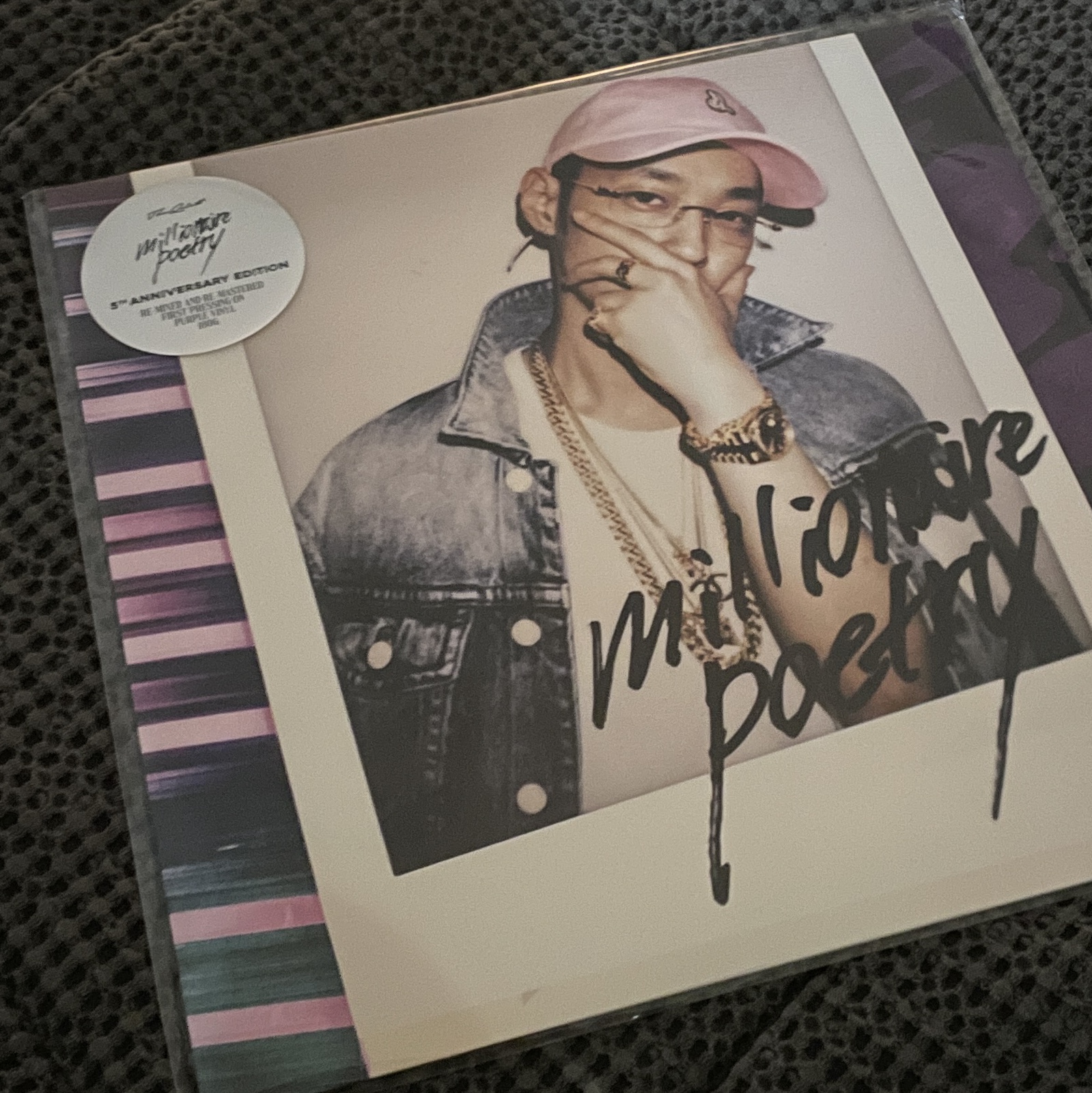 The Quiett Millionaire Poetry LP Purple 착용 스타일 - 2