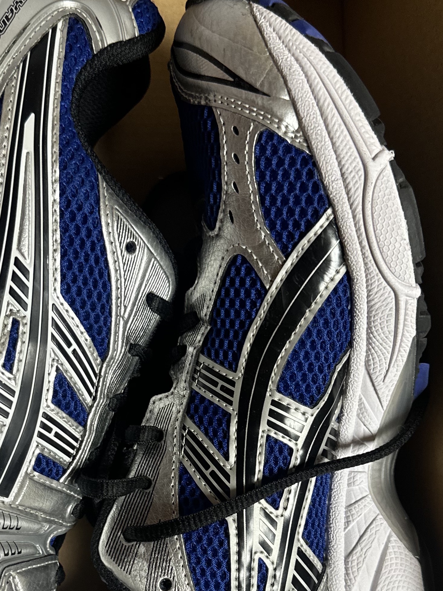 Asics Gel-Kayano 14 Monaco Blue Black 착용 스타일 - 2