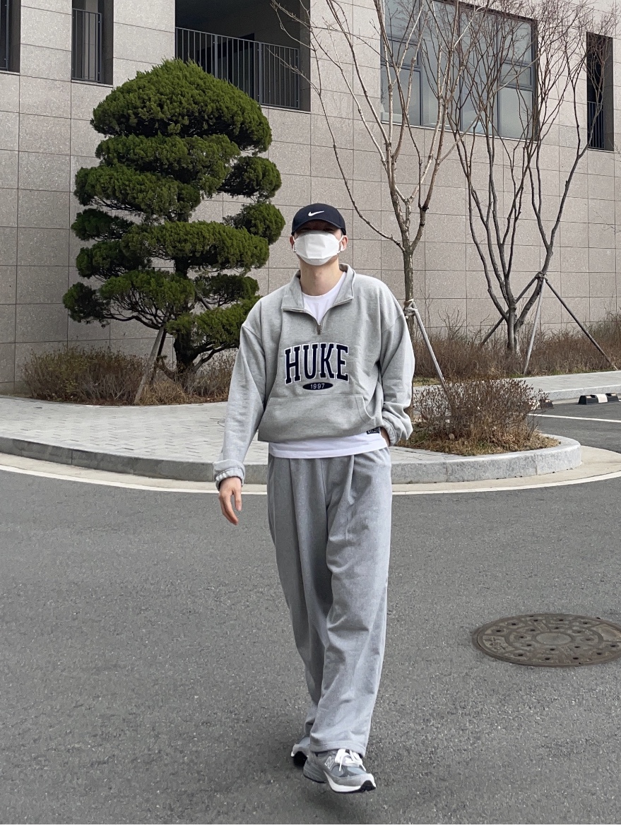(W) New Balance 993 Made in USA Grey - B Standard, Malbon Golf x Nike Dri-Fit ADV Classic 99 Cap Black 착용 스타일 - 2