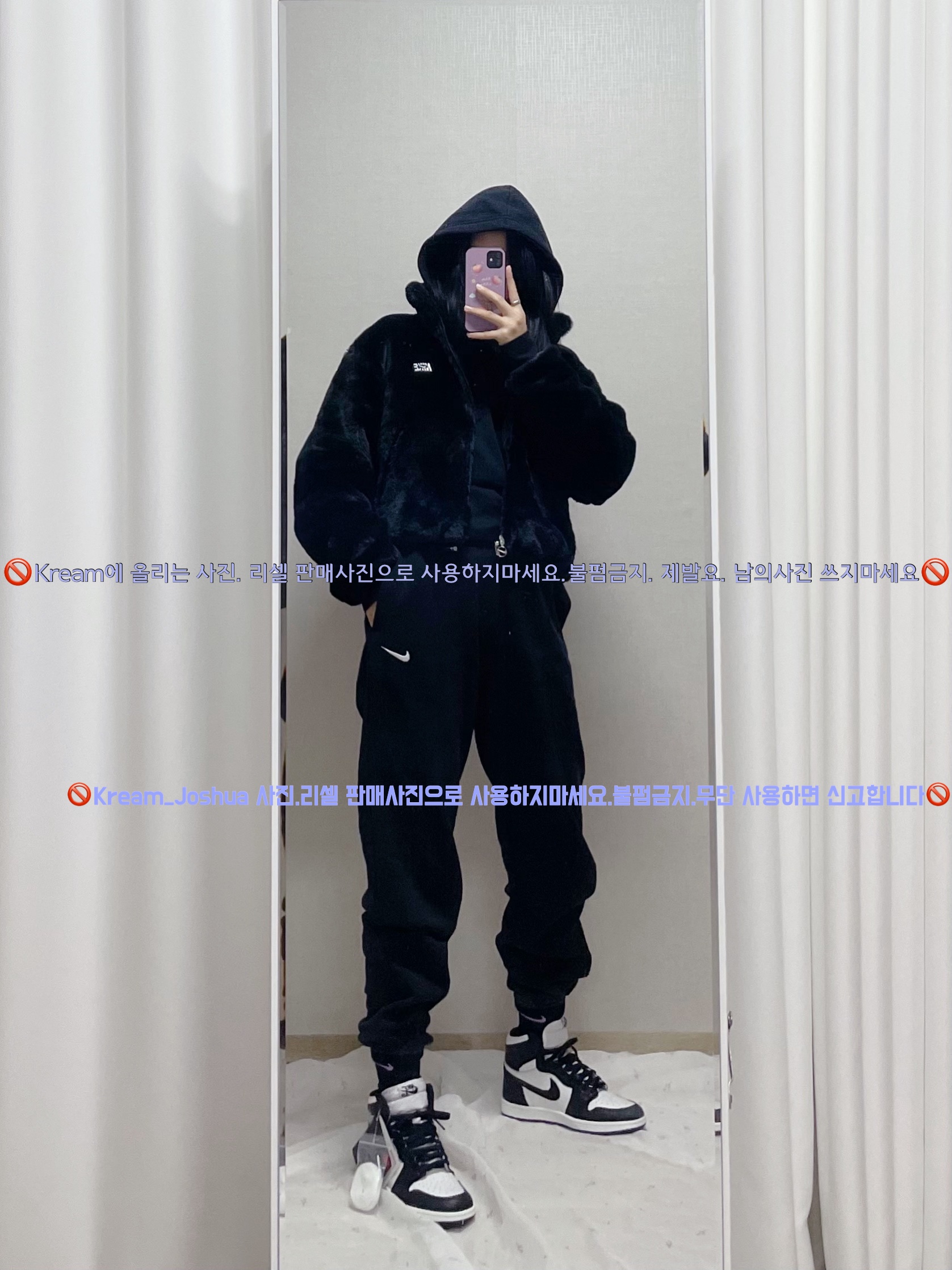 Jordan 1 High 85 Black White 착용 스타일 - 2