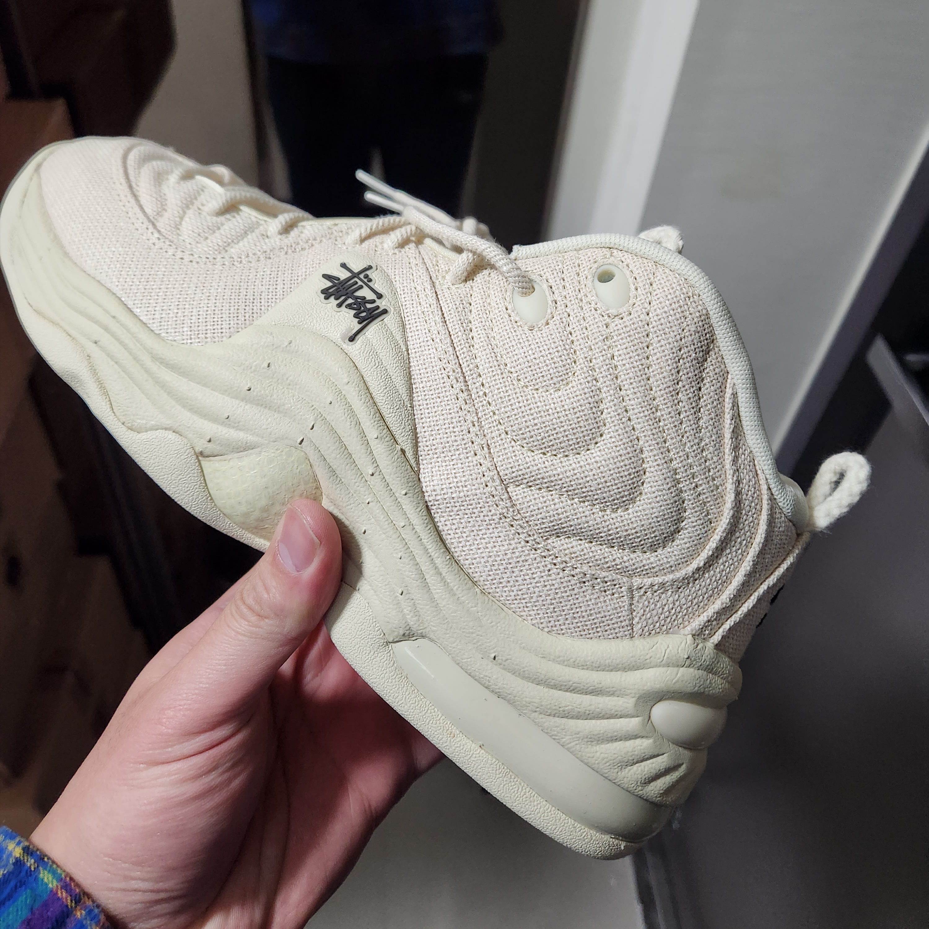 Nike x Stussy Air Penny II Fossil 착용 스타일