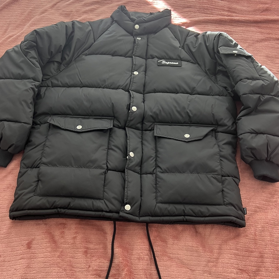 Supreme Raymond Pettibon Mechanics Jacket Black - 22FW 착용 스타일