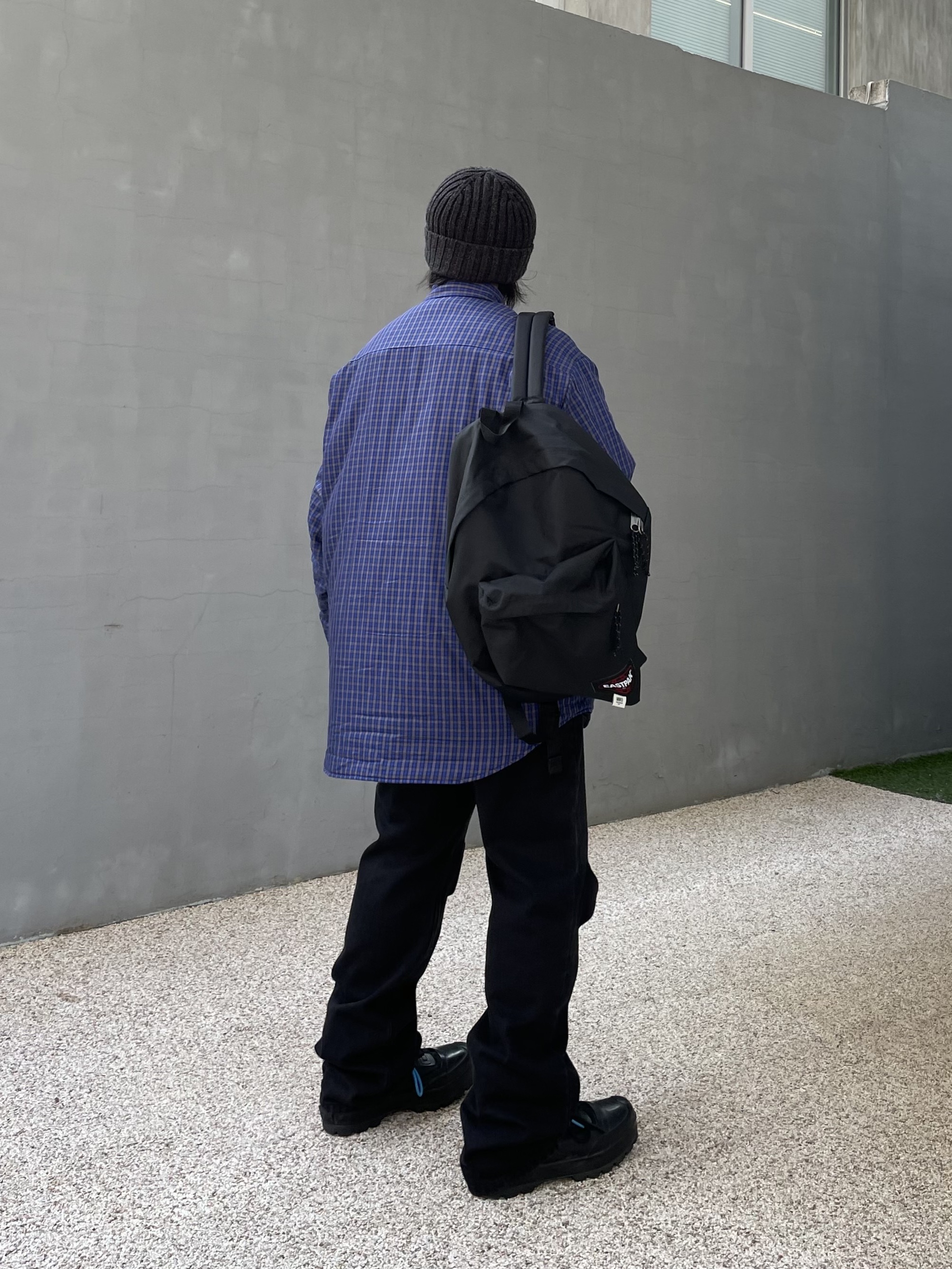 Converse x Ambush Chuck Taylor All Star Duck Boot Black 착용 스타일 - 1