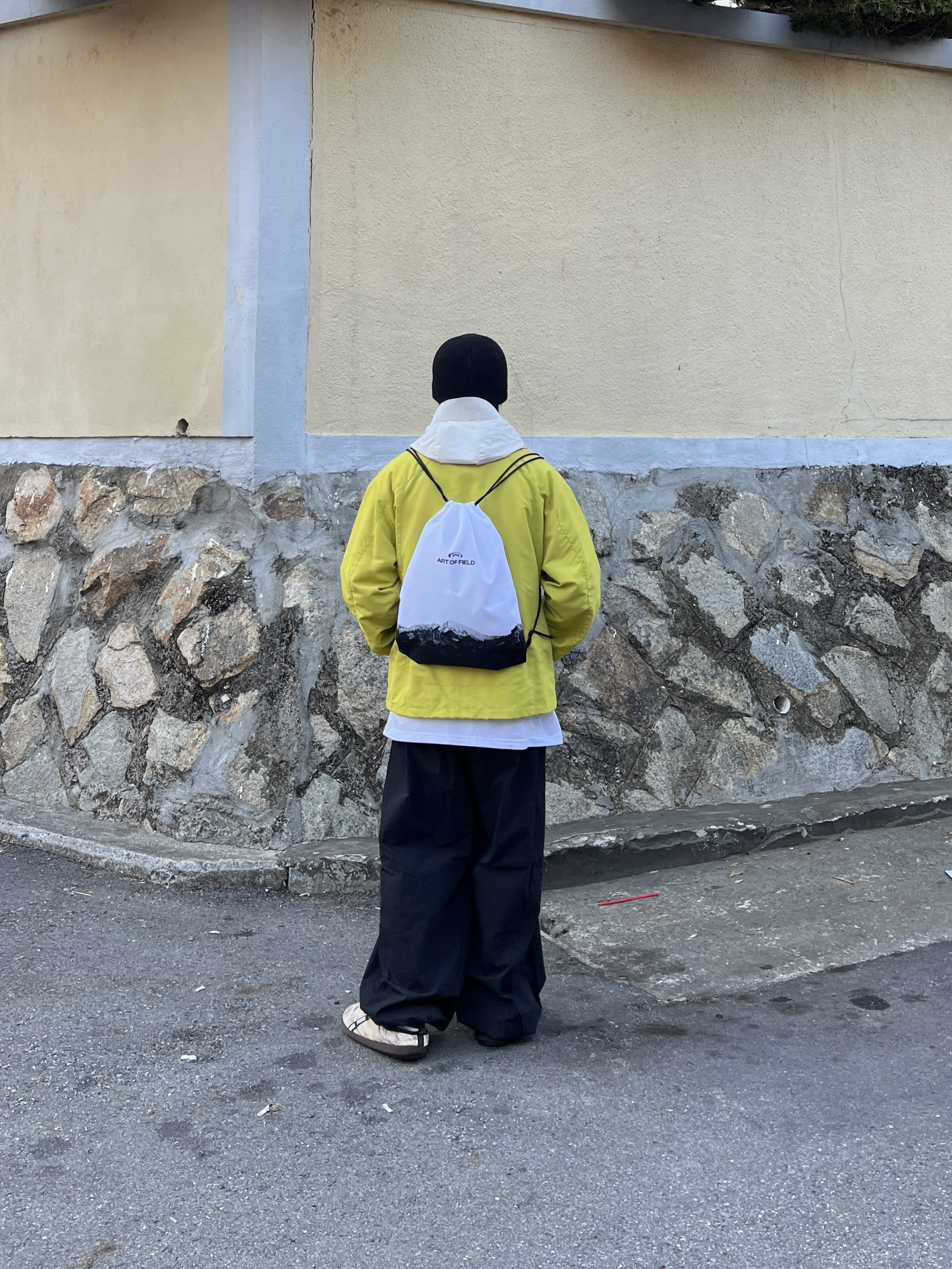 Sansan Gear Docking Jacket Lime - 22FW 착용 스타일 - 2