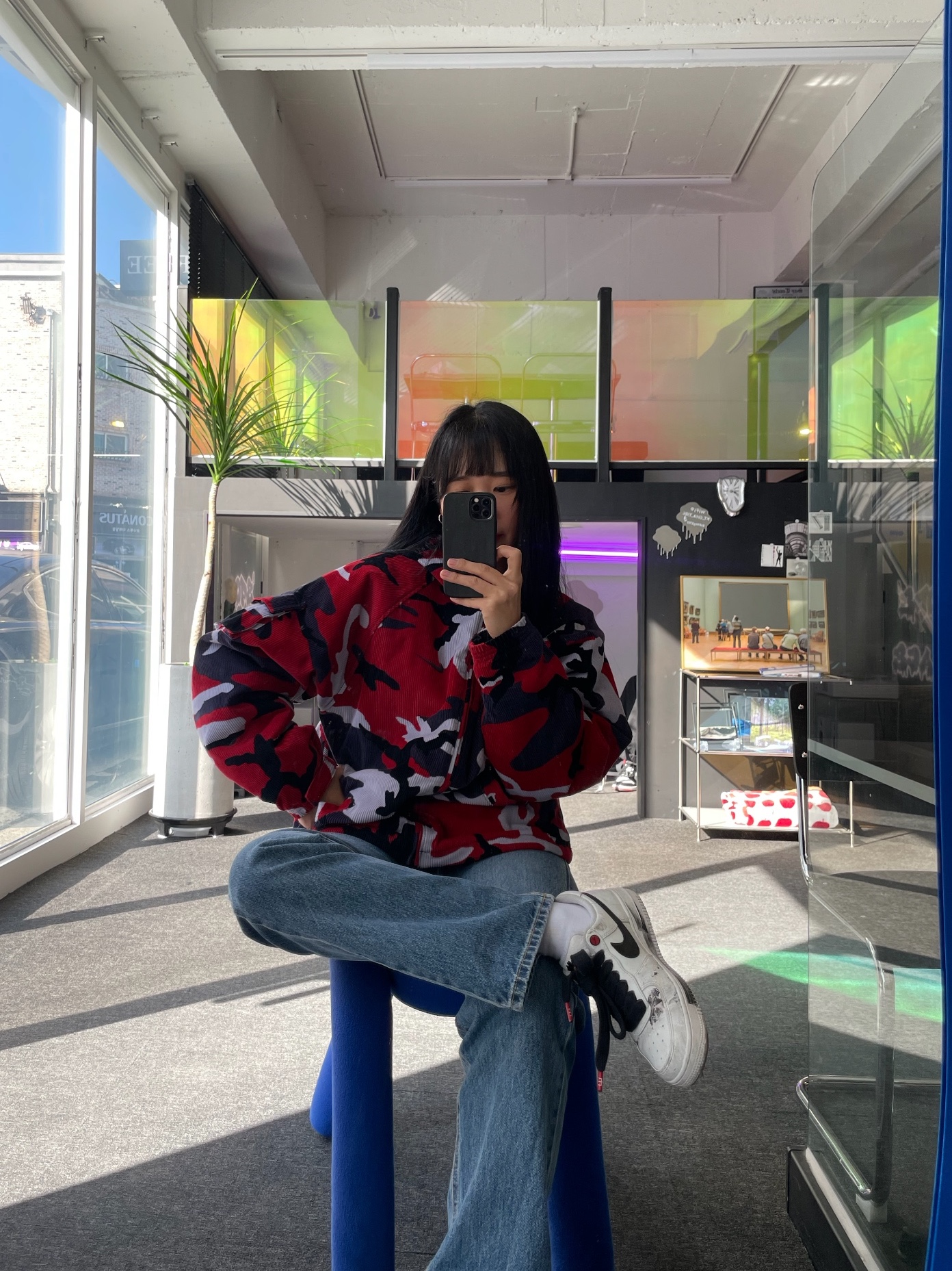 Supreme x Nike Arc Corduroy Hooded Jacket Red Camo - 22SS, Nike x Peaceminusone Air Force 1 Low Para-Noise 2.0 착용 스타일 - 1