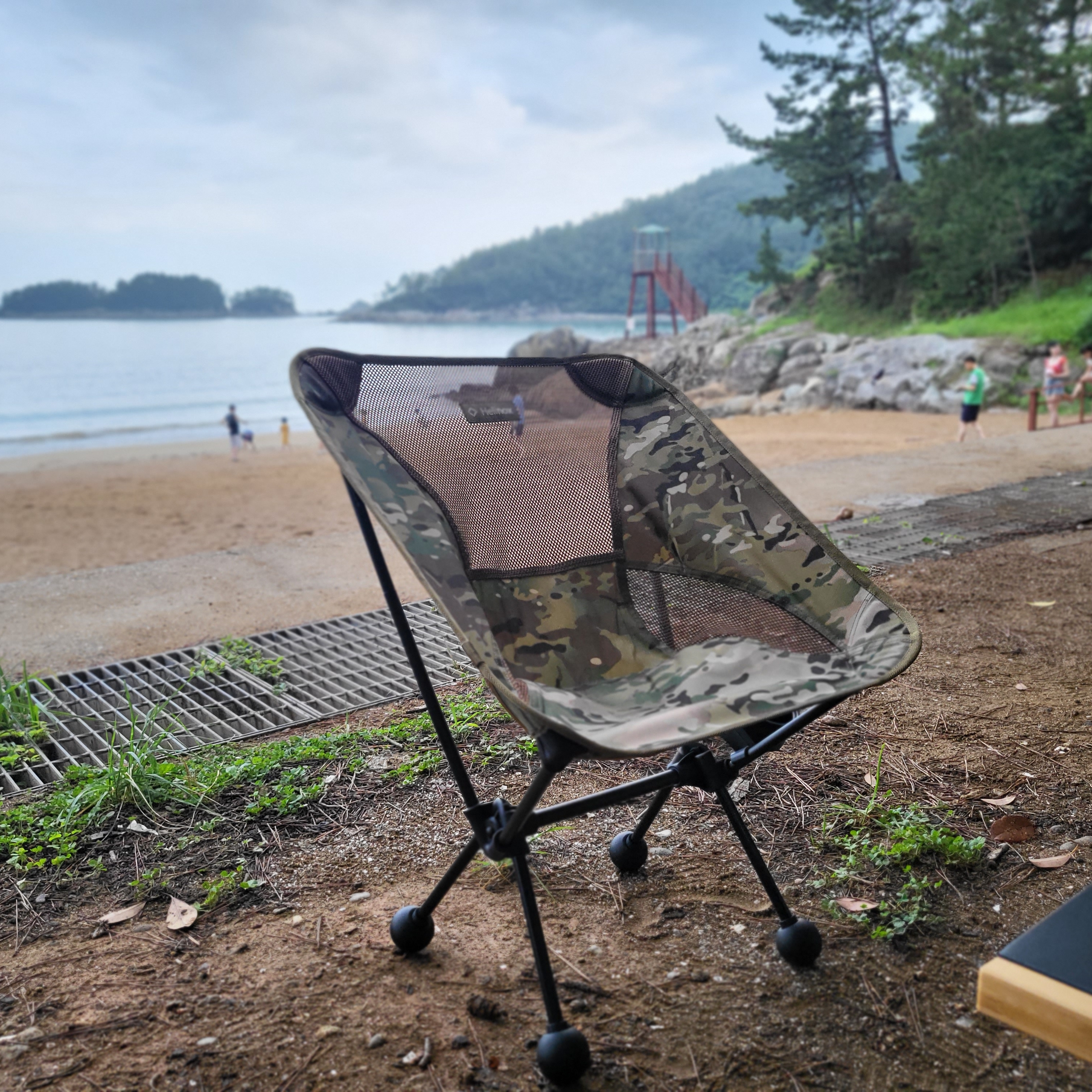 Helinox Chair One Multicam 착용 스타일
