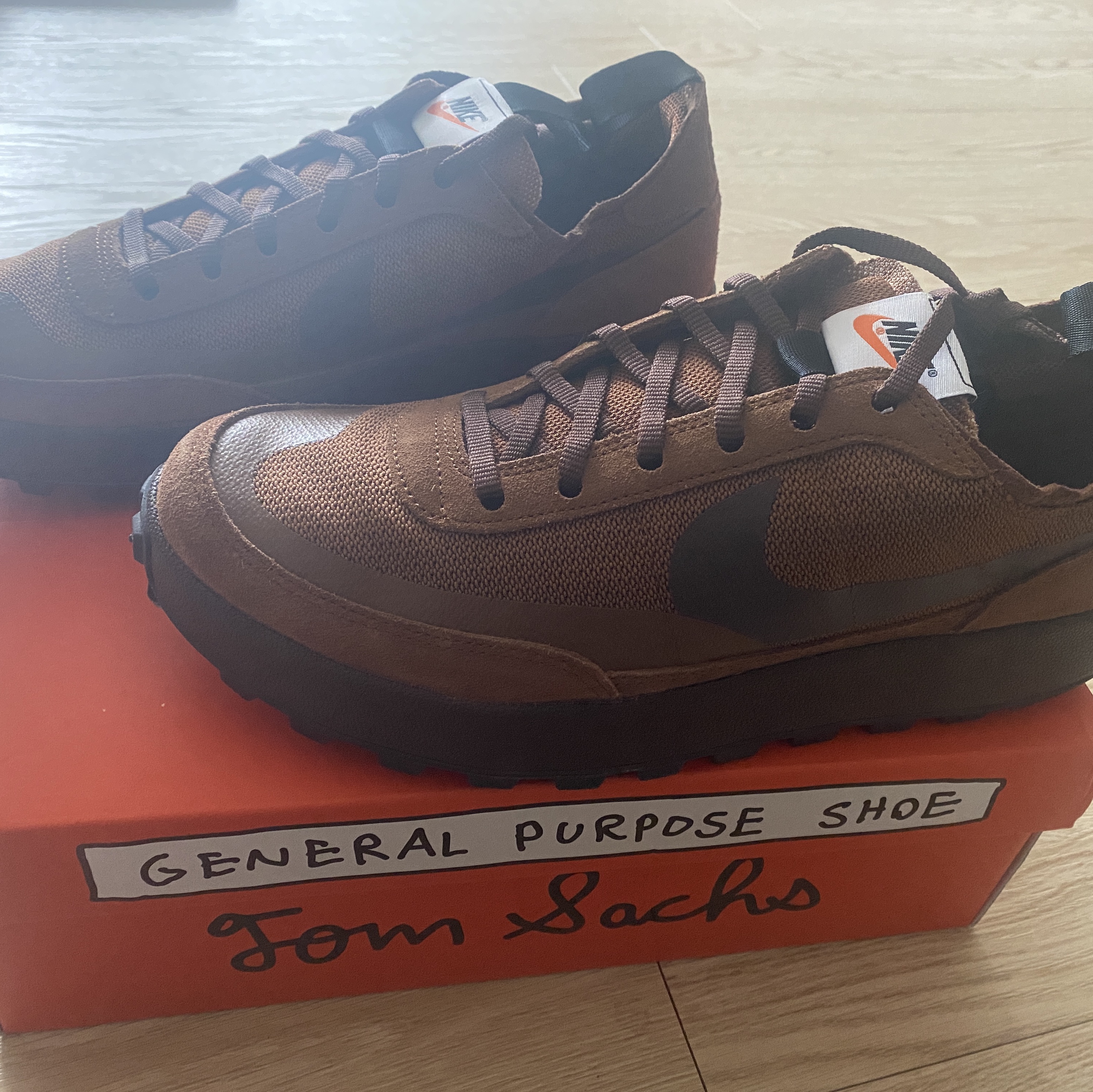 Nike x Tom Sachs General Purpose Shoe Brown 착용 스타일