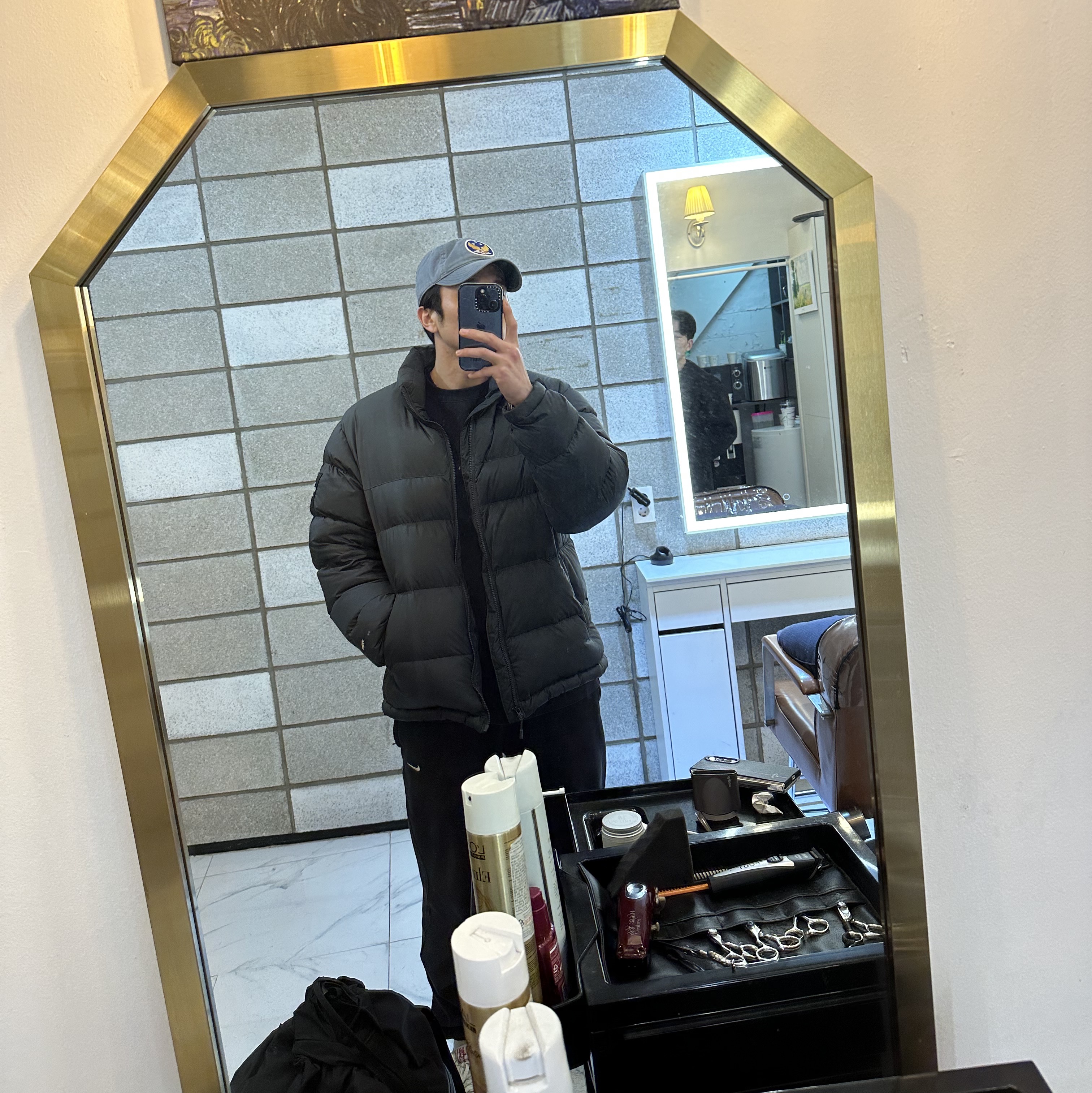 Double RL Garment Dyeing Twill Ball Cap Blue, The North Face 1992 Nuptse Jacket Charcoal 착용 스타일