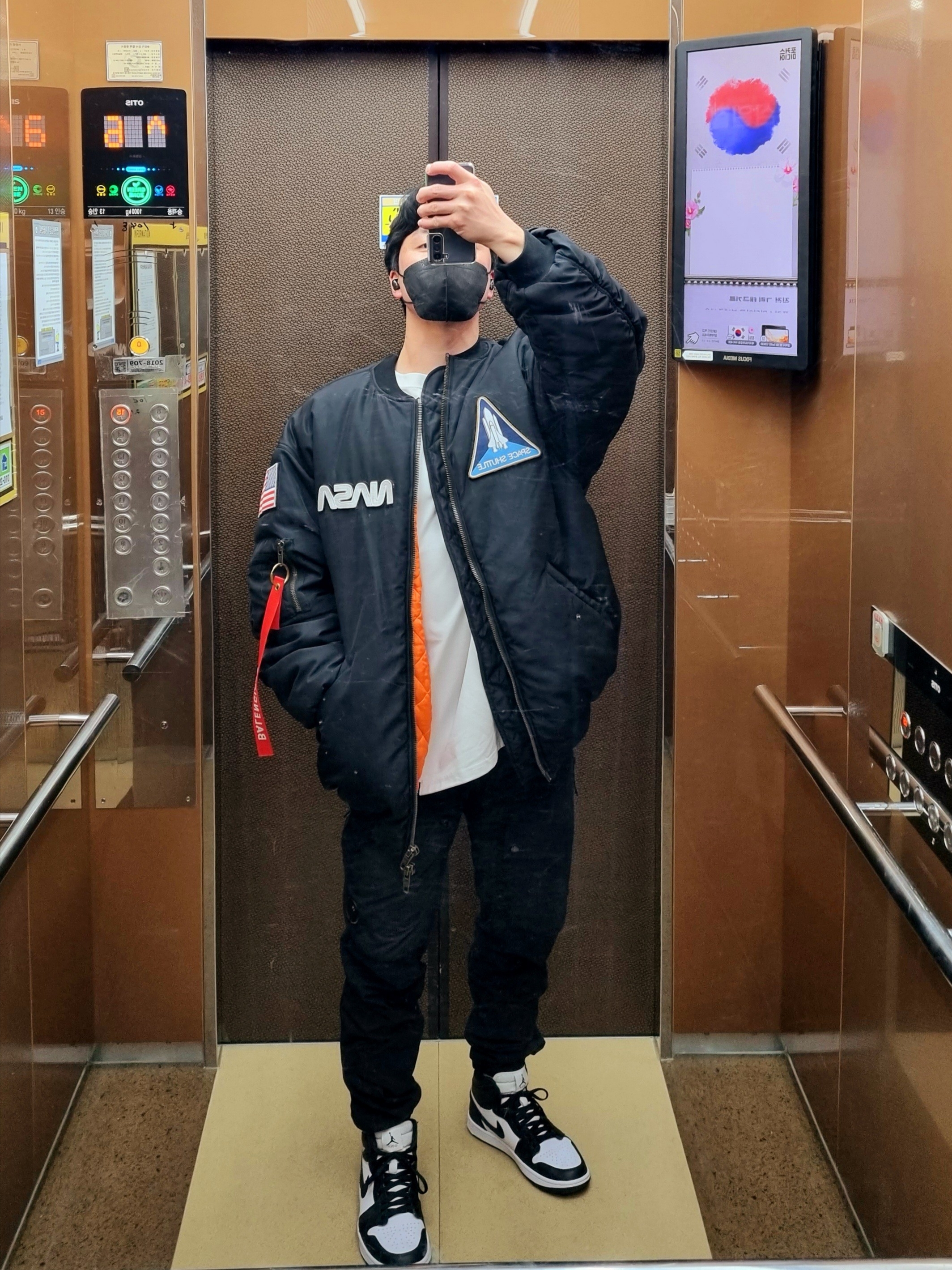 Jordan 1 High Golf White Black 착용 스타일 - 2