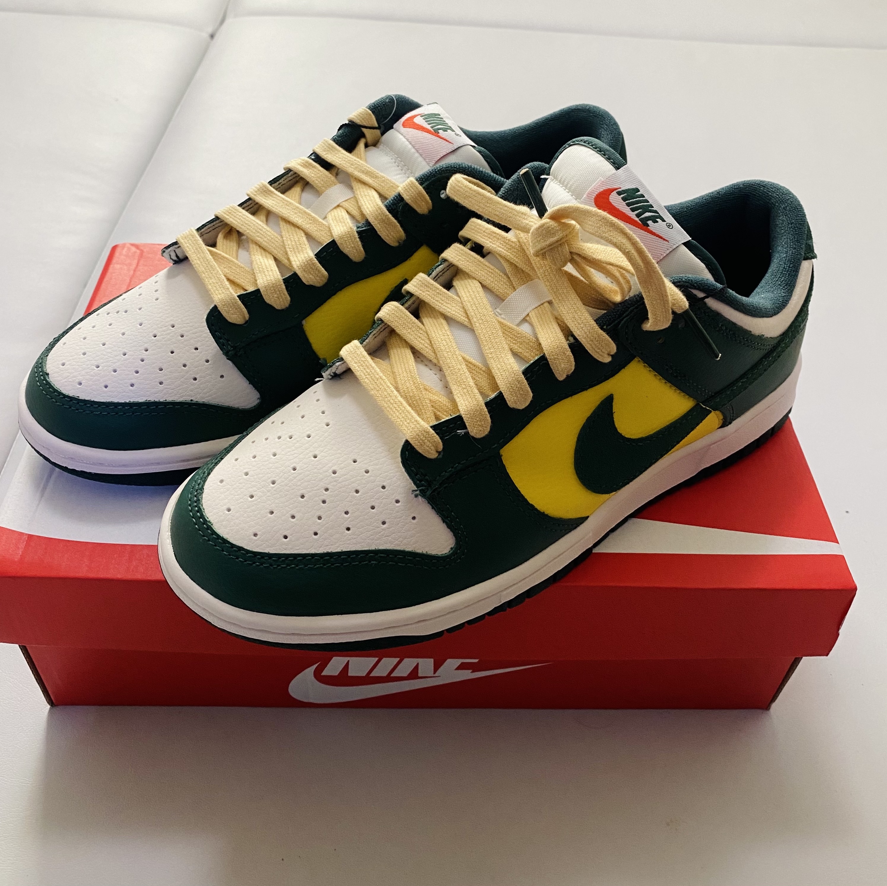 (W) Nike Dunk Low SE Opti Noble Green 착용 스타일