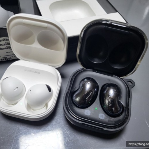 Samsung Galaxy Buds2 Pro White (Korean Ver.) 착용 스타일