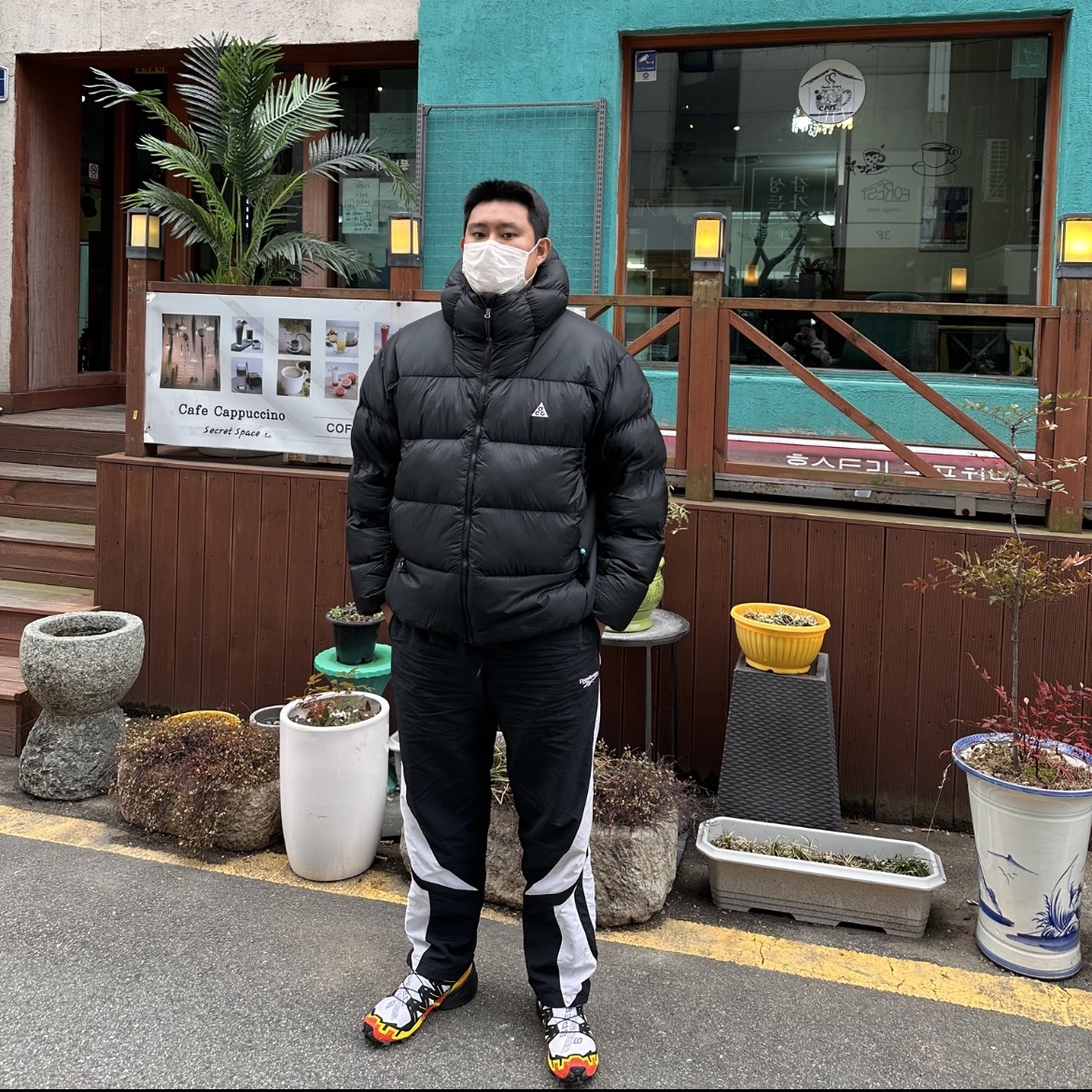 Nike ACG Therma-Fit ADV Lunar Lake Puffer Jacket Black - Asia 착용 스타일