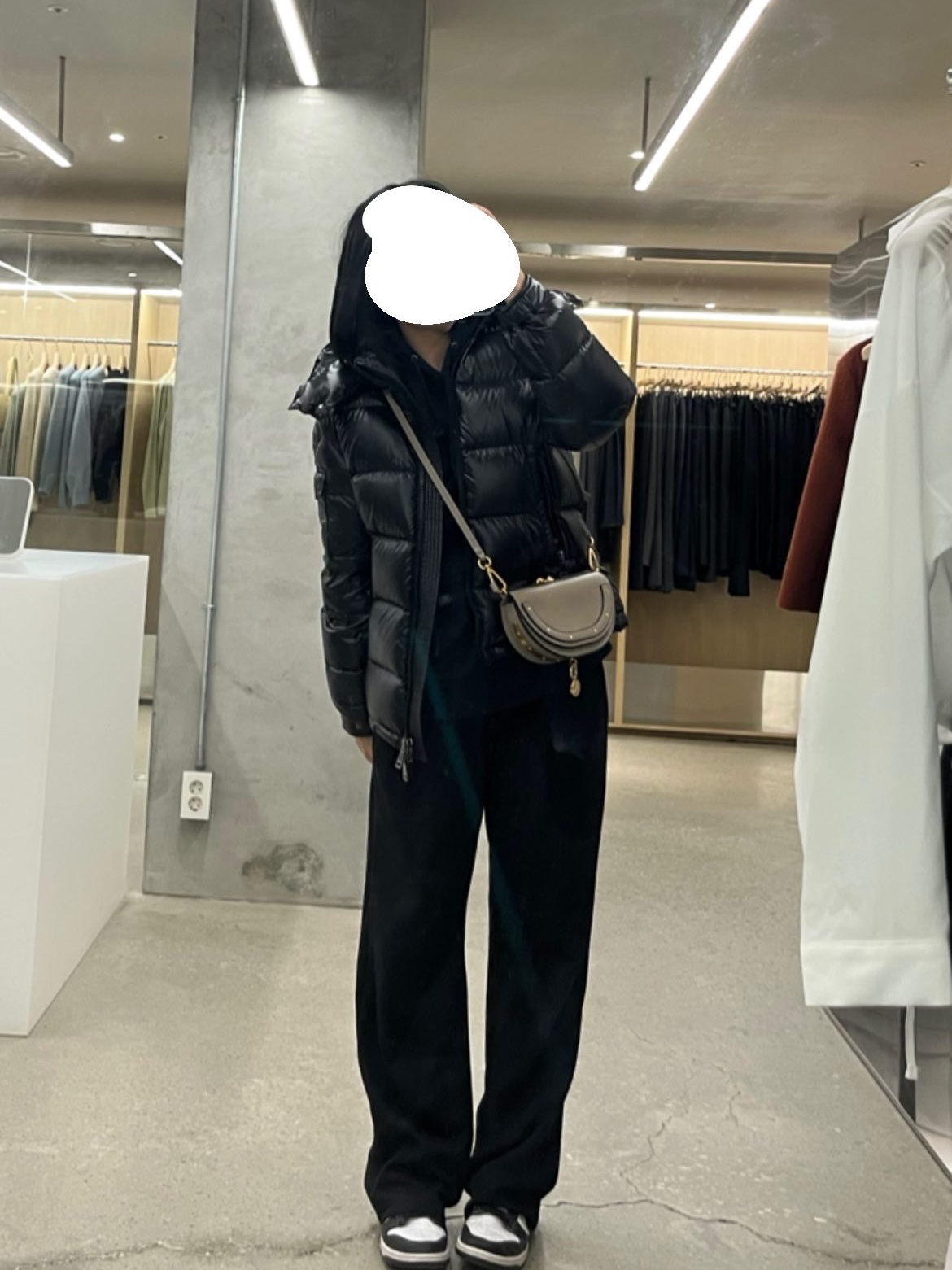 (W) Nike Dunk Low Black, Nike Dunk Low Retro Black 착용 스타일