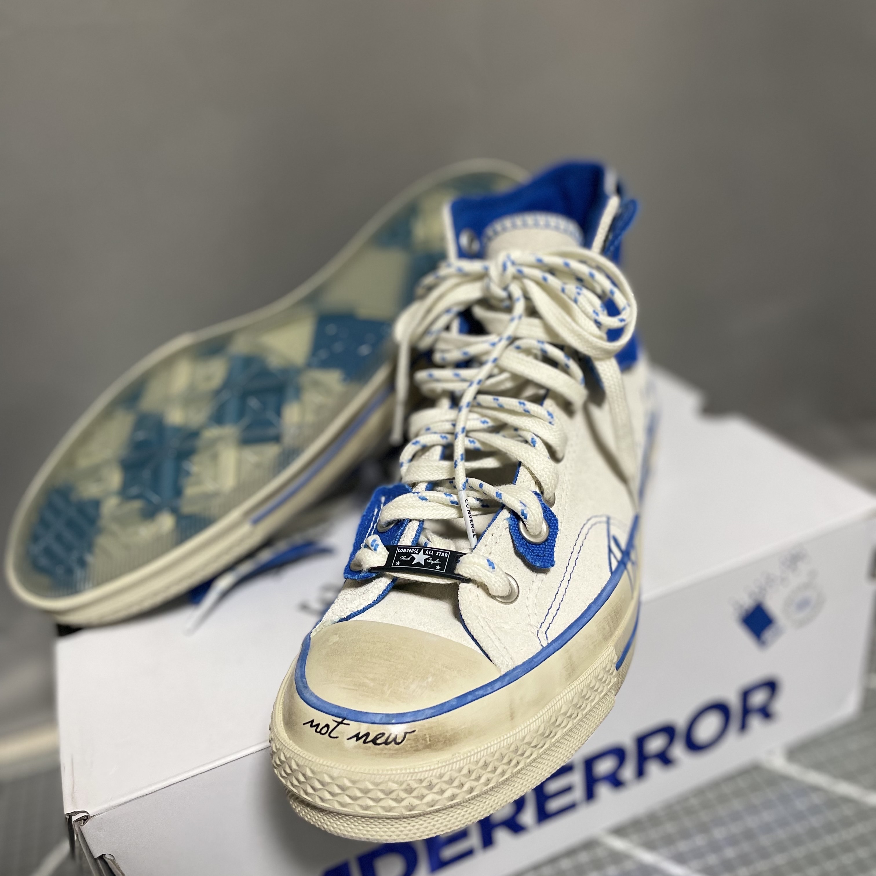 Converse x Ader Error Chuck 70 High White 착용 스타일 - 3