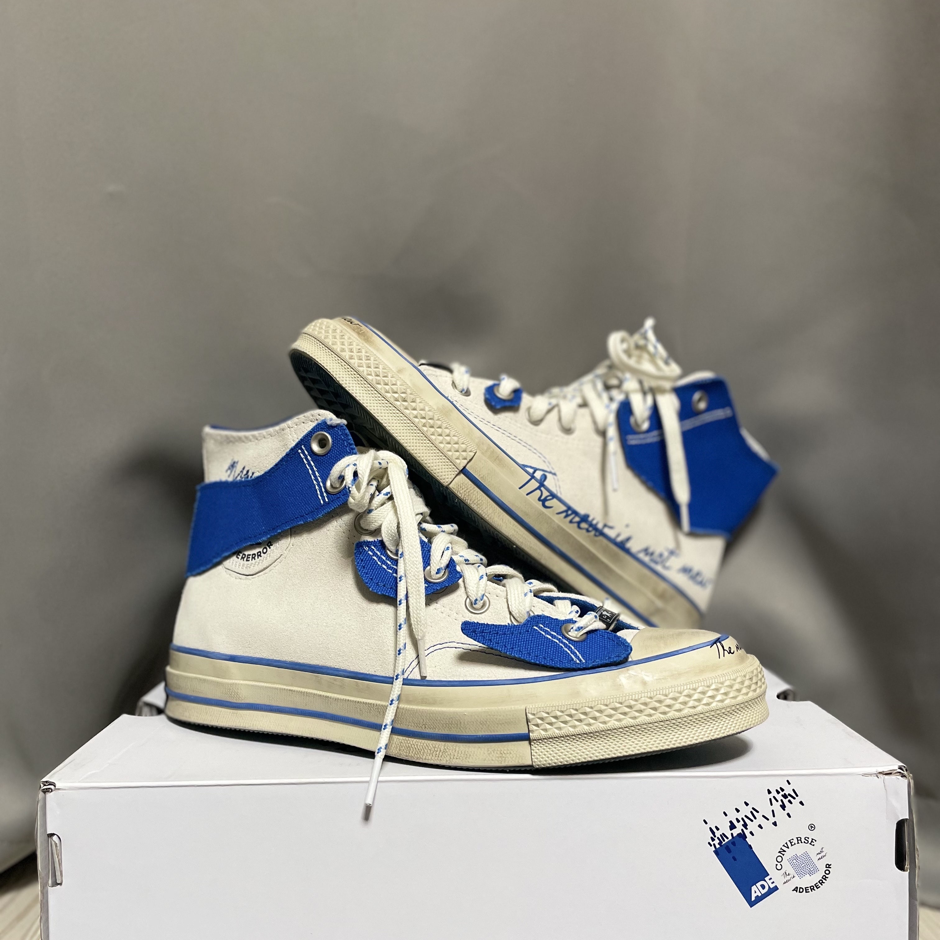 Converse x Ader Error Chuck 70 High White 착용 스타일 - 1
