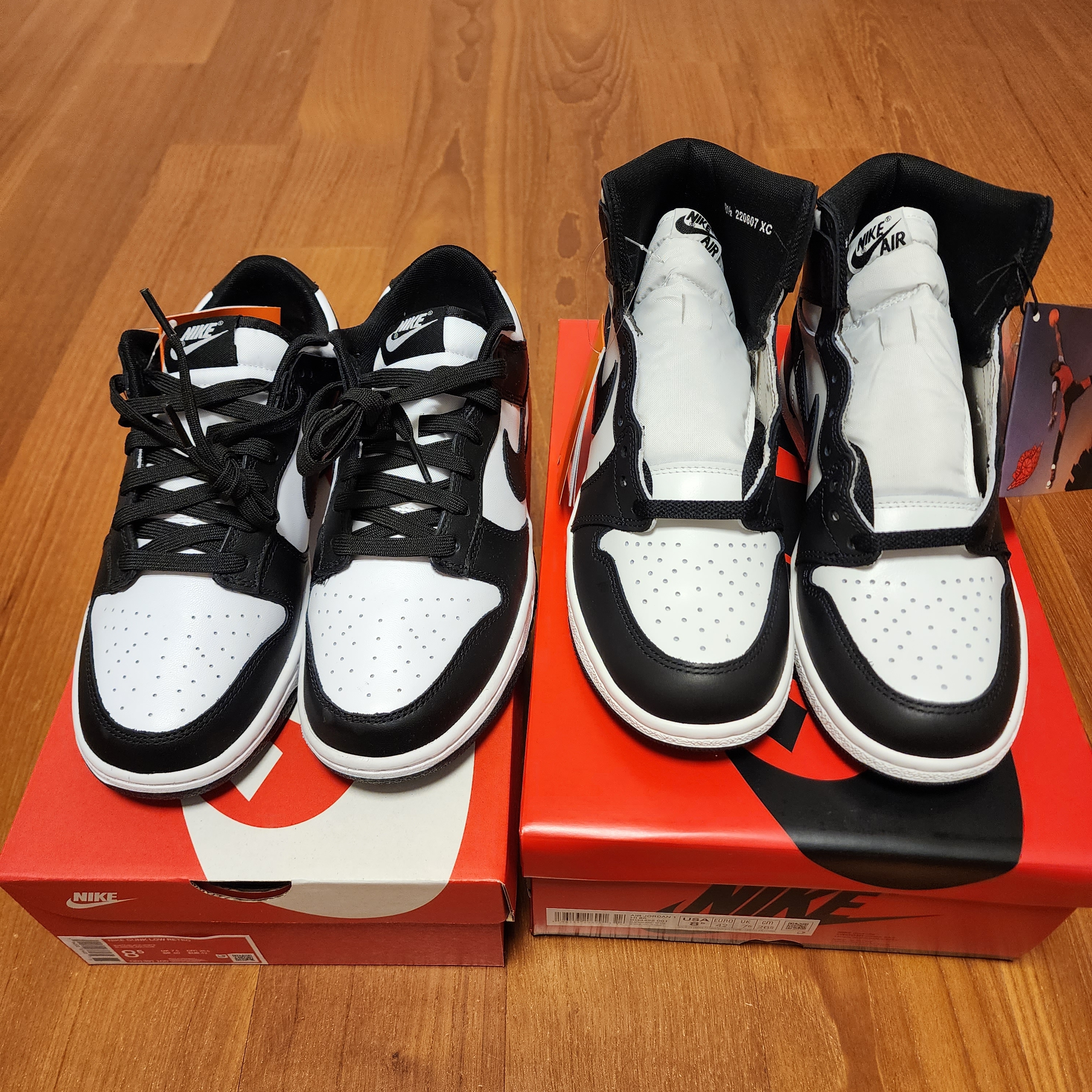 Jordan 1 High 85 Black White 착용 스타일 - 5